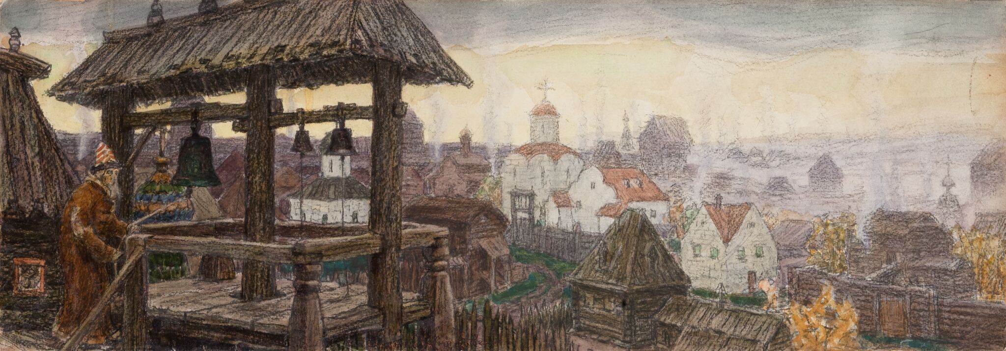 Старая Москва, Apollinary Vasnetsov, 1903