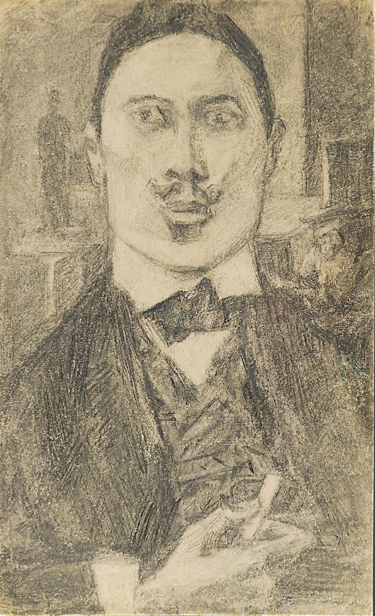 Портрет Н.Н. Сапунова, Petr Bromirskiy, late 19th – early 20th century