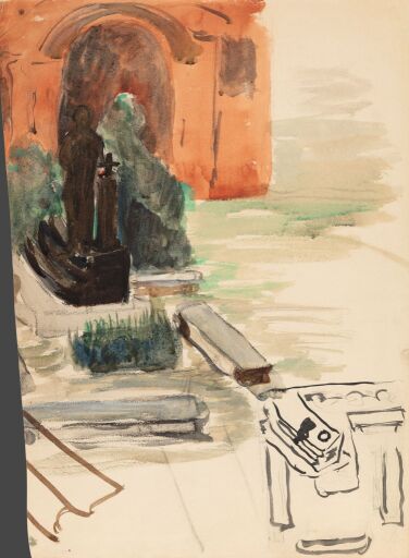 Эскиз к памятнику адвокату Ф.Н. Плевако