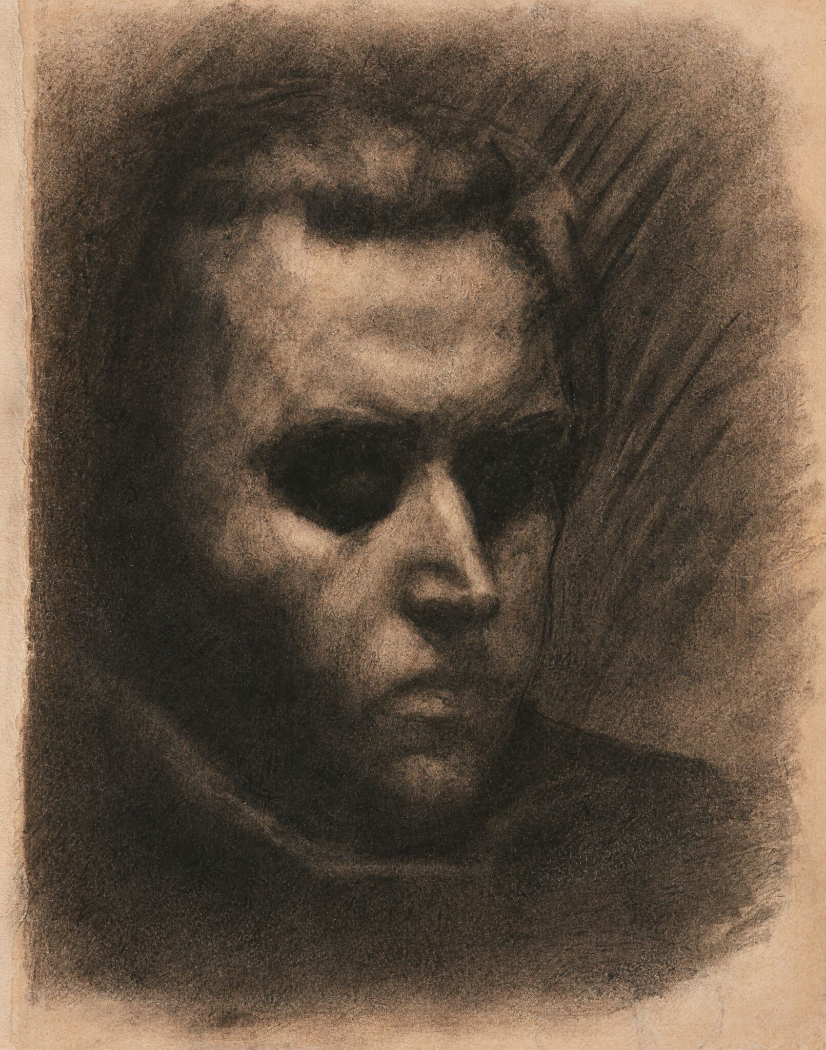Автопортрет, Anna Golubkina, second half of the 1890s