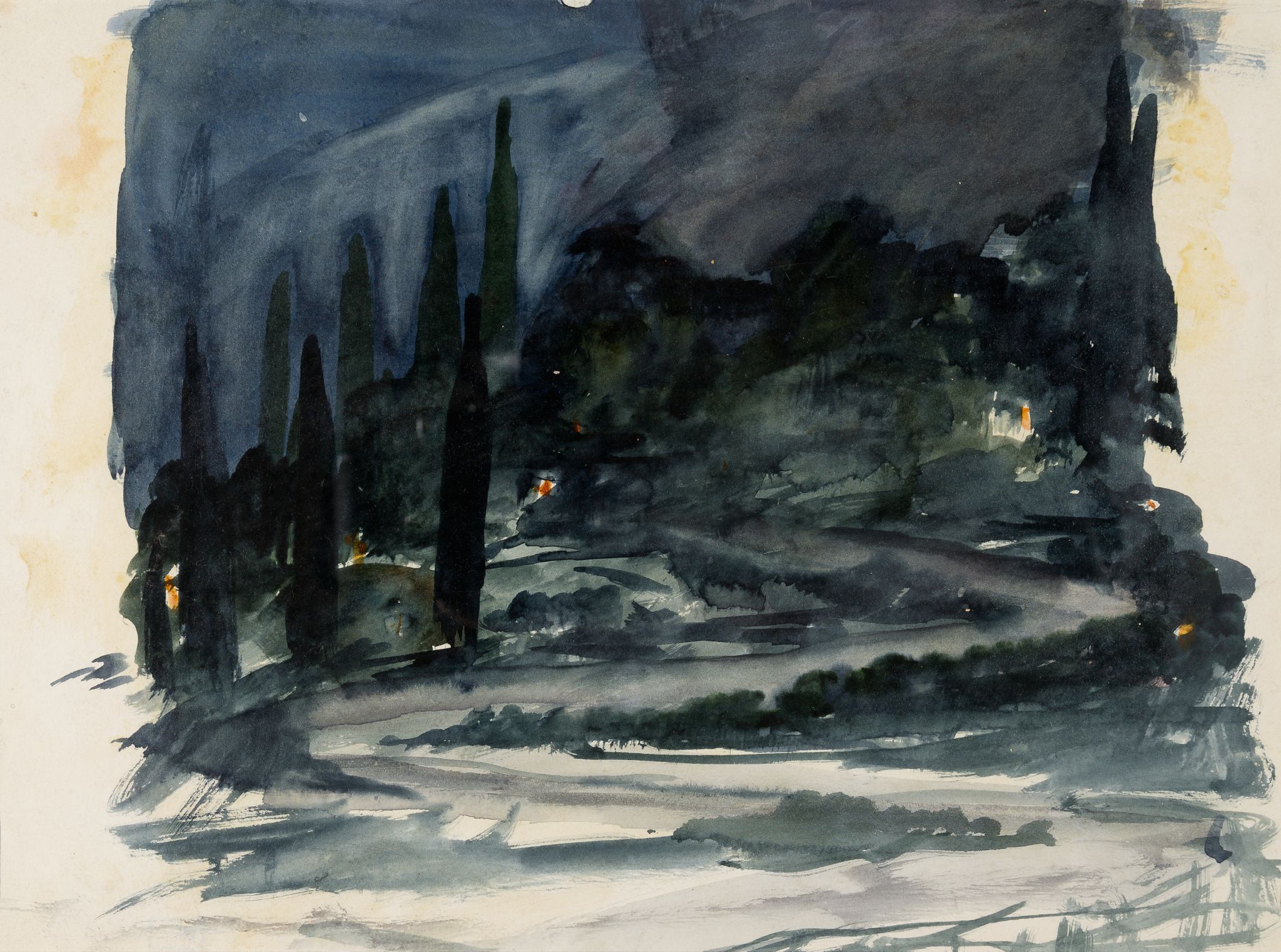 Крым ночью, Anna Golubkina, 1910