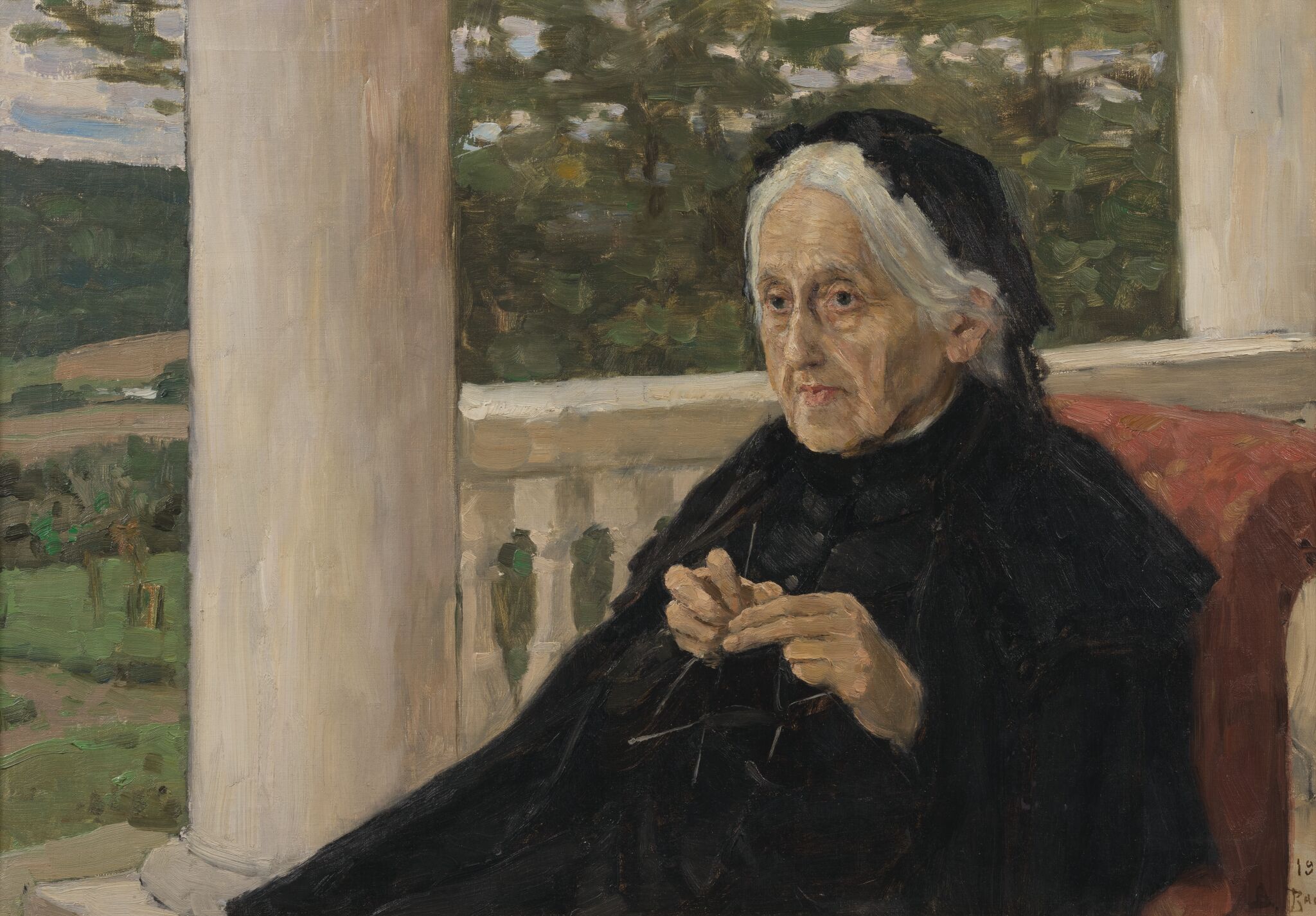 Портрет Марии Ивановны Рязанцевой, Viktor Vasnetsov, 1903