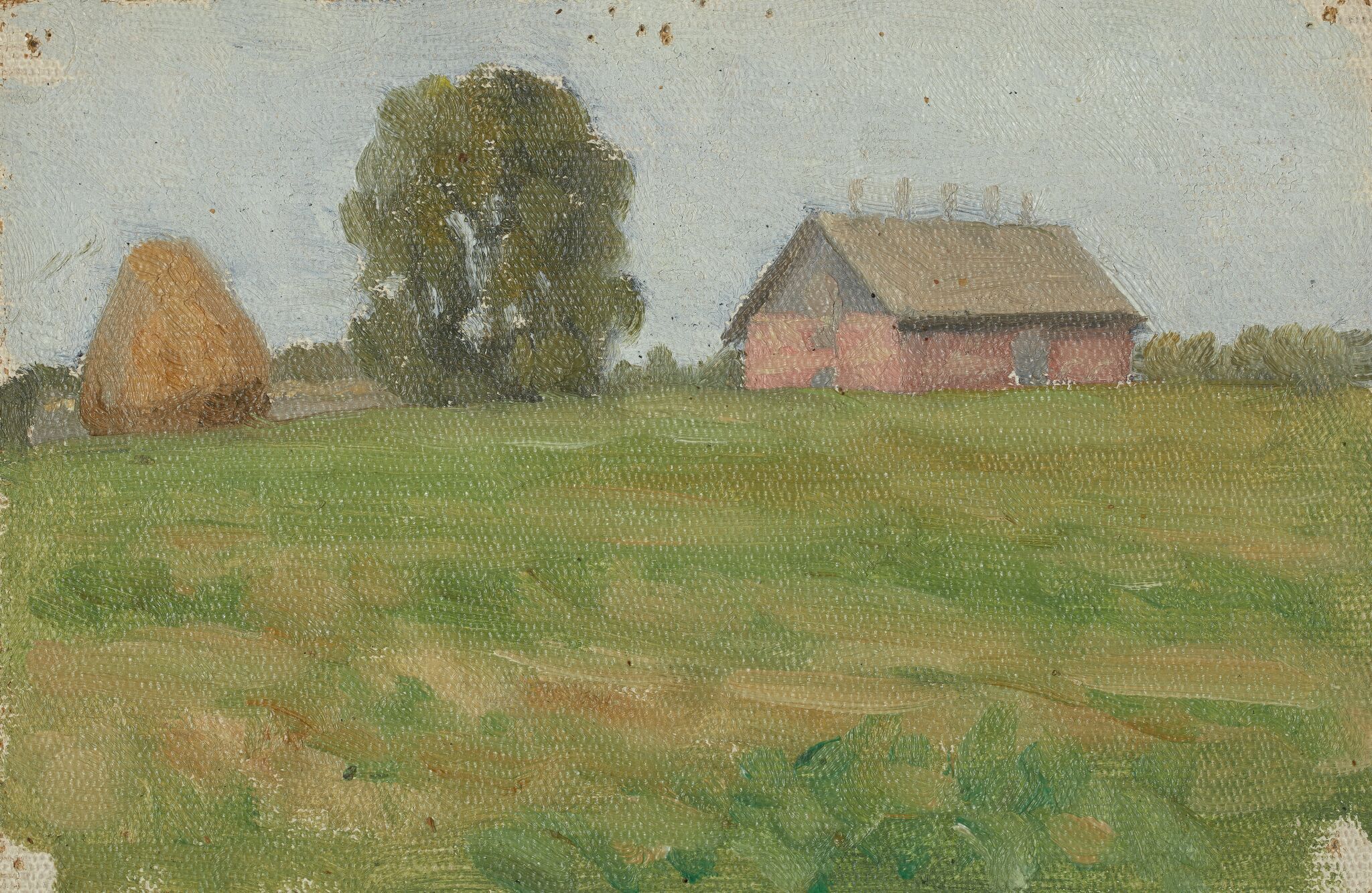 Дом. Поле, Viktor Vasnetsov, 1880s–1890s