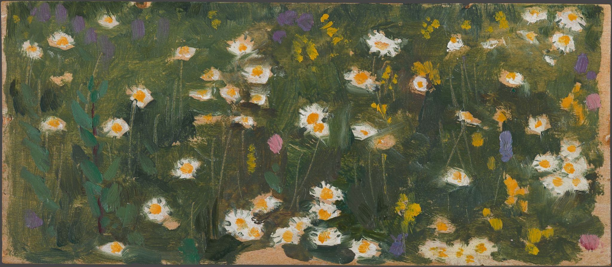 Луг. Ромашки, Viktor Vasnetsov, 1916