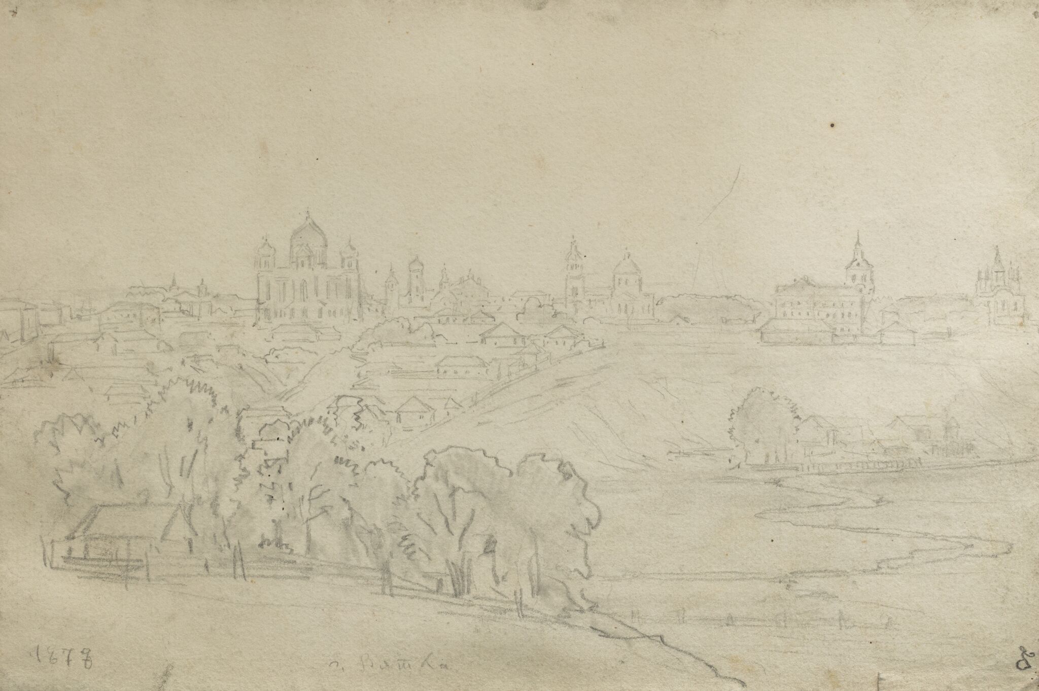 г. Вятка, Apollinary Vasnetsov, 1878