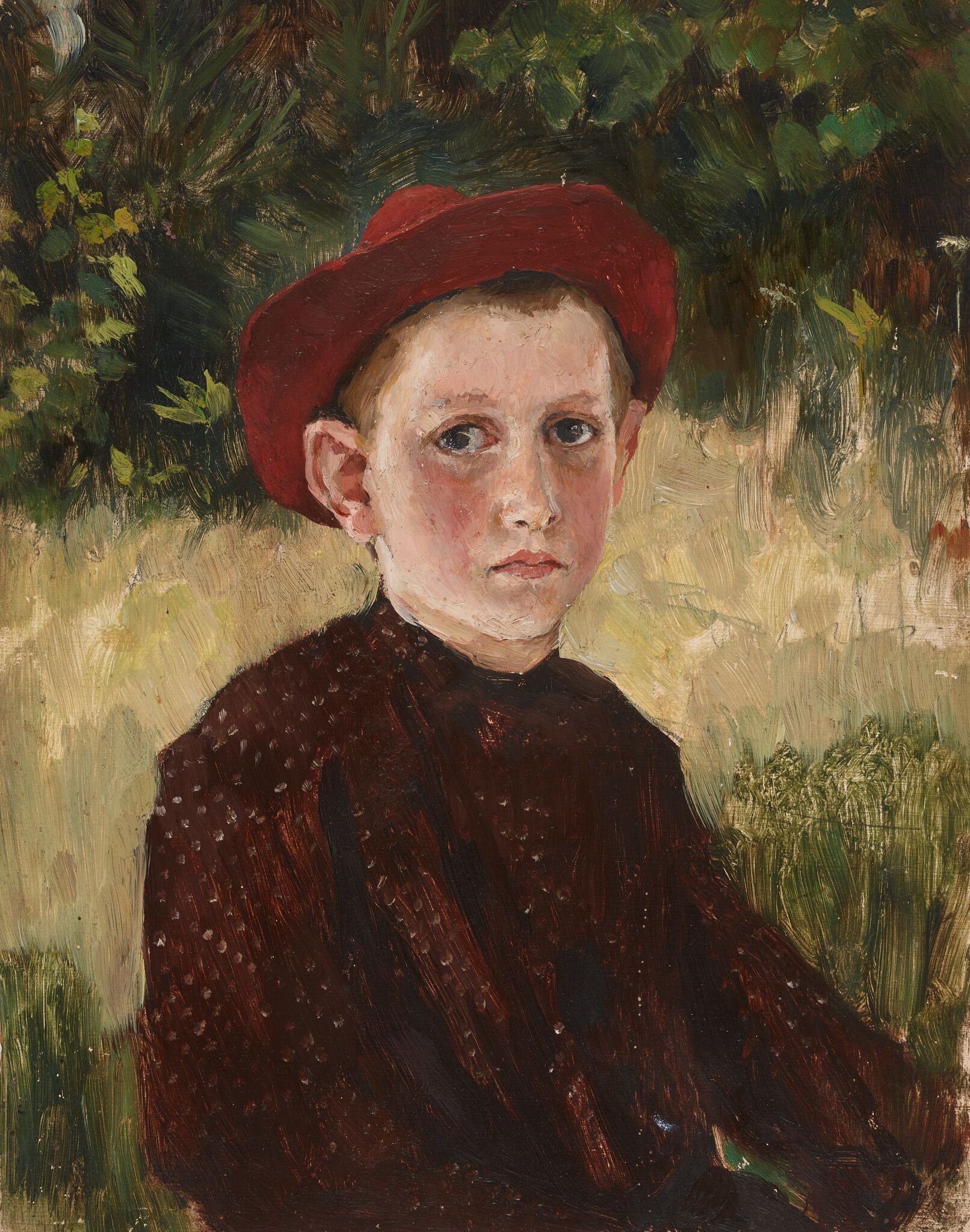 Портрет Миши Васнецова, Viktor Vasnetsov, 1892