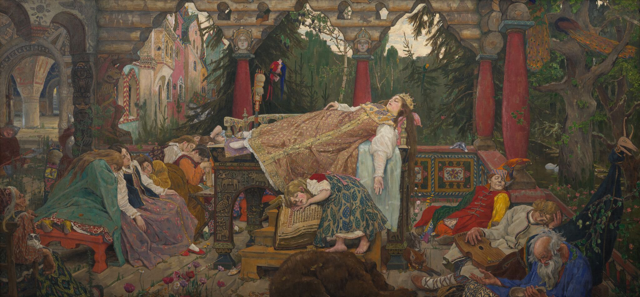 Спящая Царевна, Viktor Vasnetsov, 1913-1917
