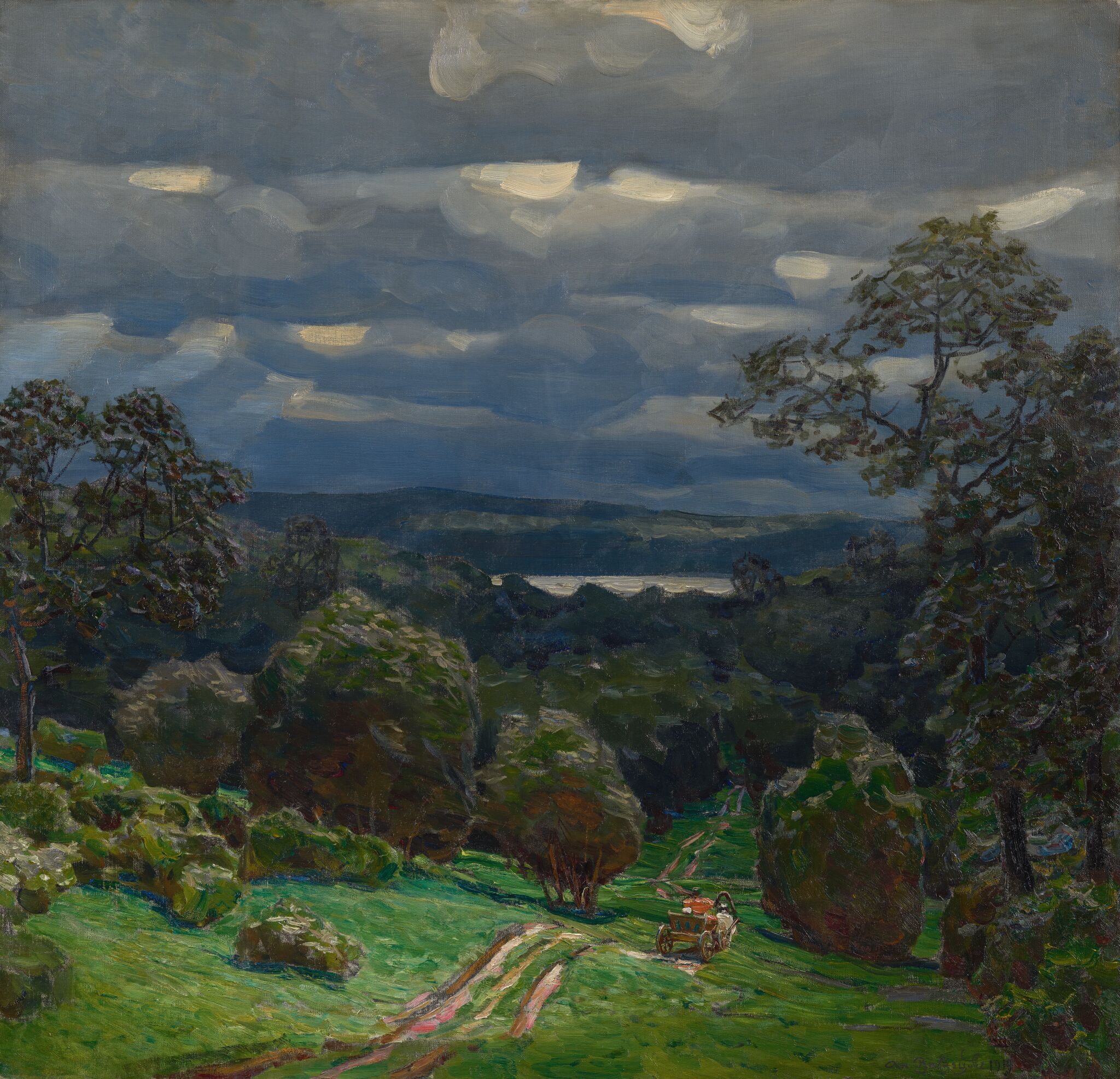 Сумрачный день. Урал, Apollinary Vasnetsov, 1919