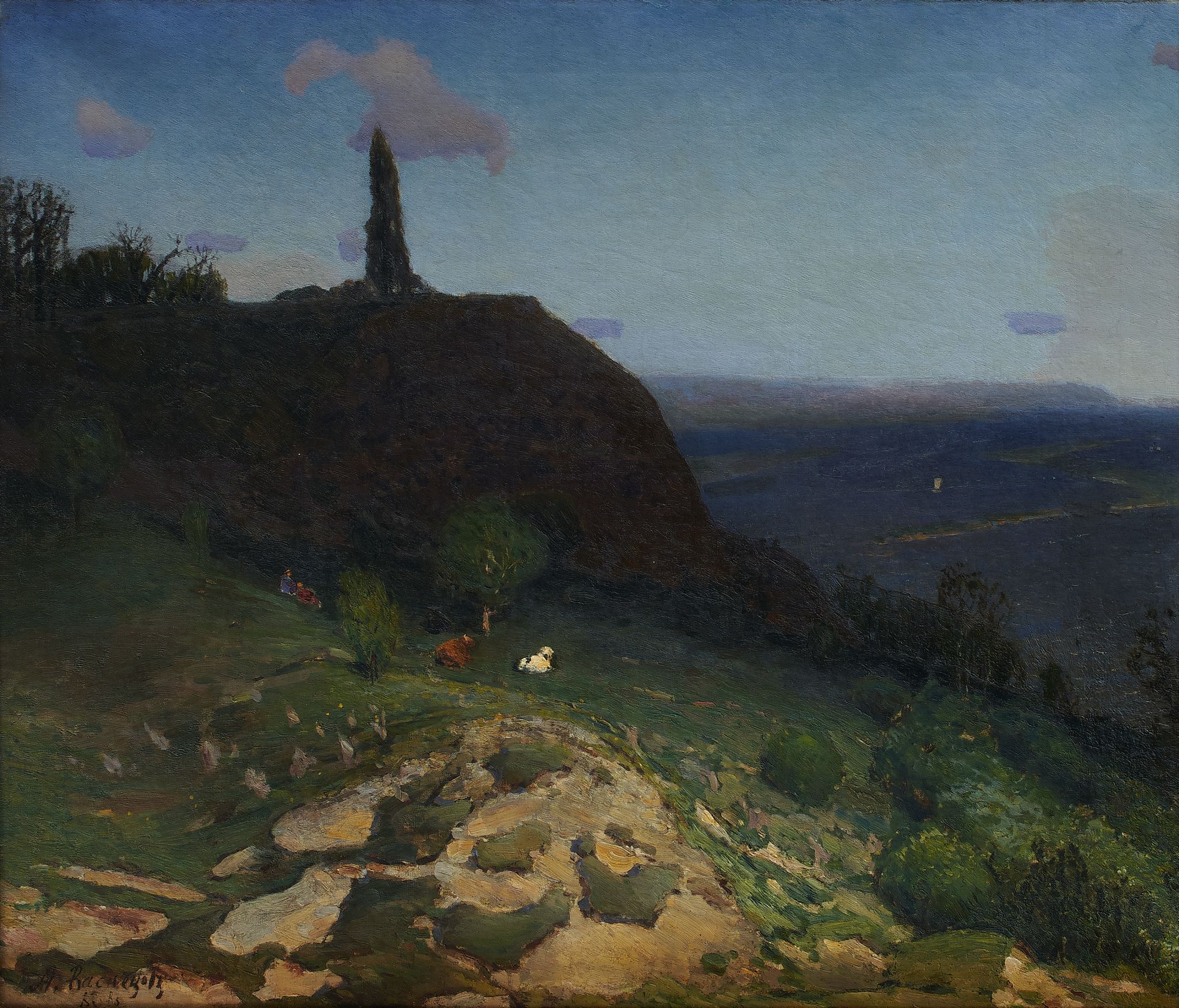 Пейзаж. Киев, Apollinary Vasnetsov, 1880