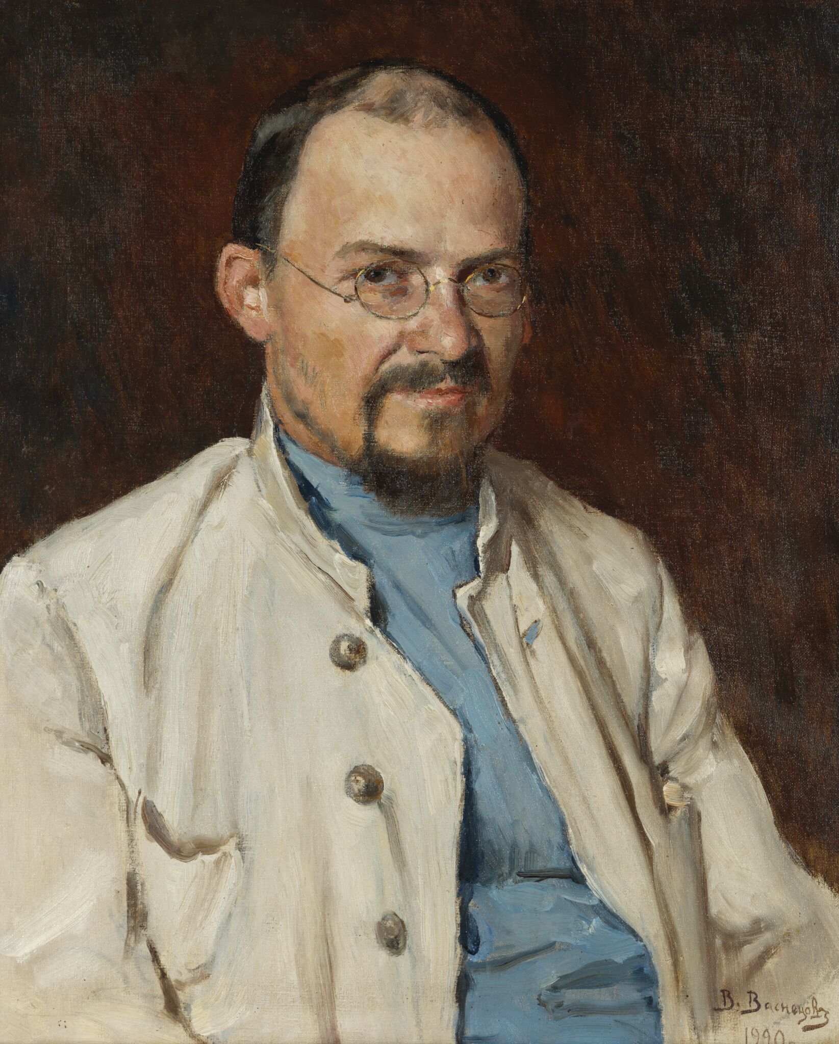 Портрет Успенского Юрия Ивановича, Viktor Vasnetsov, 1920