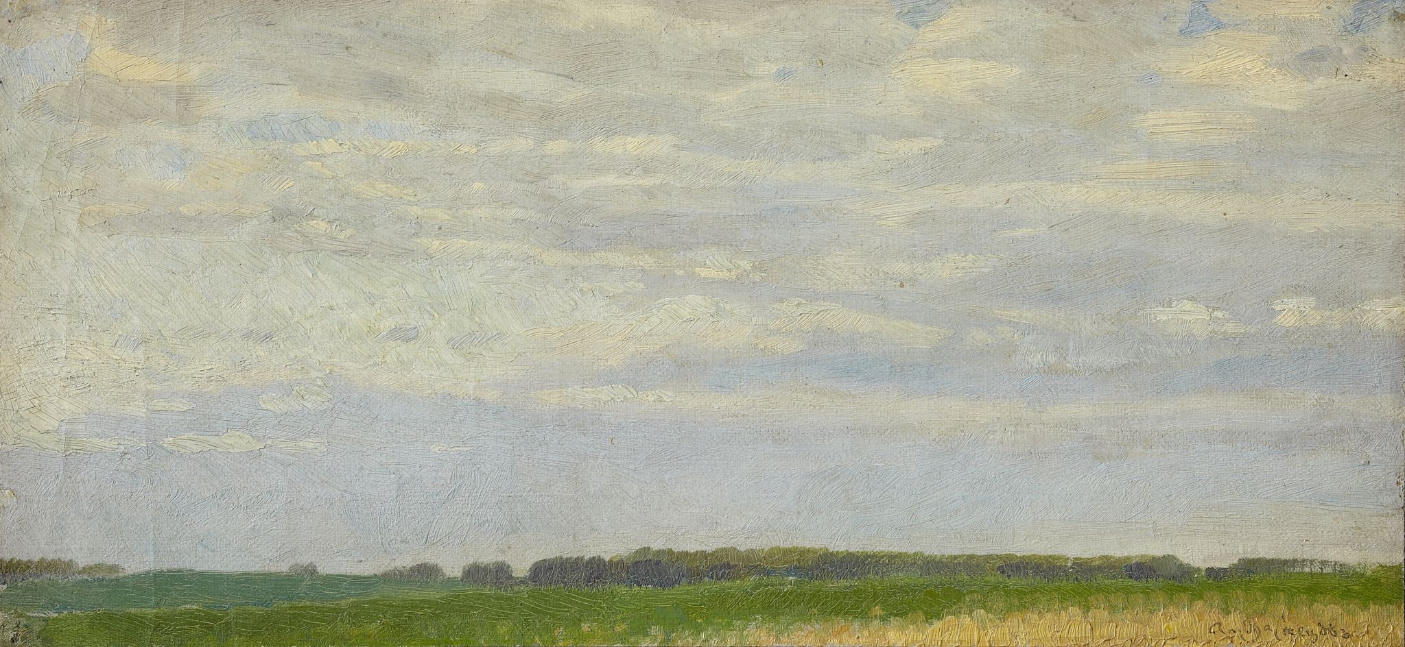 Облака. Этюд. Абрамцево, Apollinary Vasnetsov, 1880s–1890s