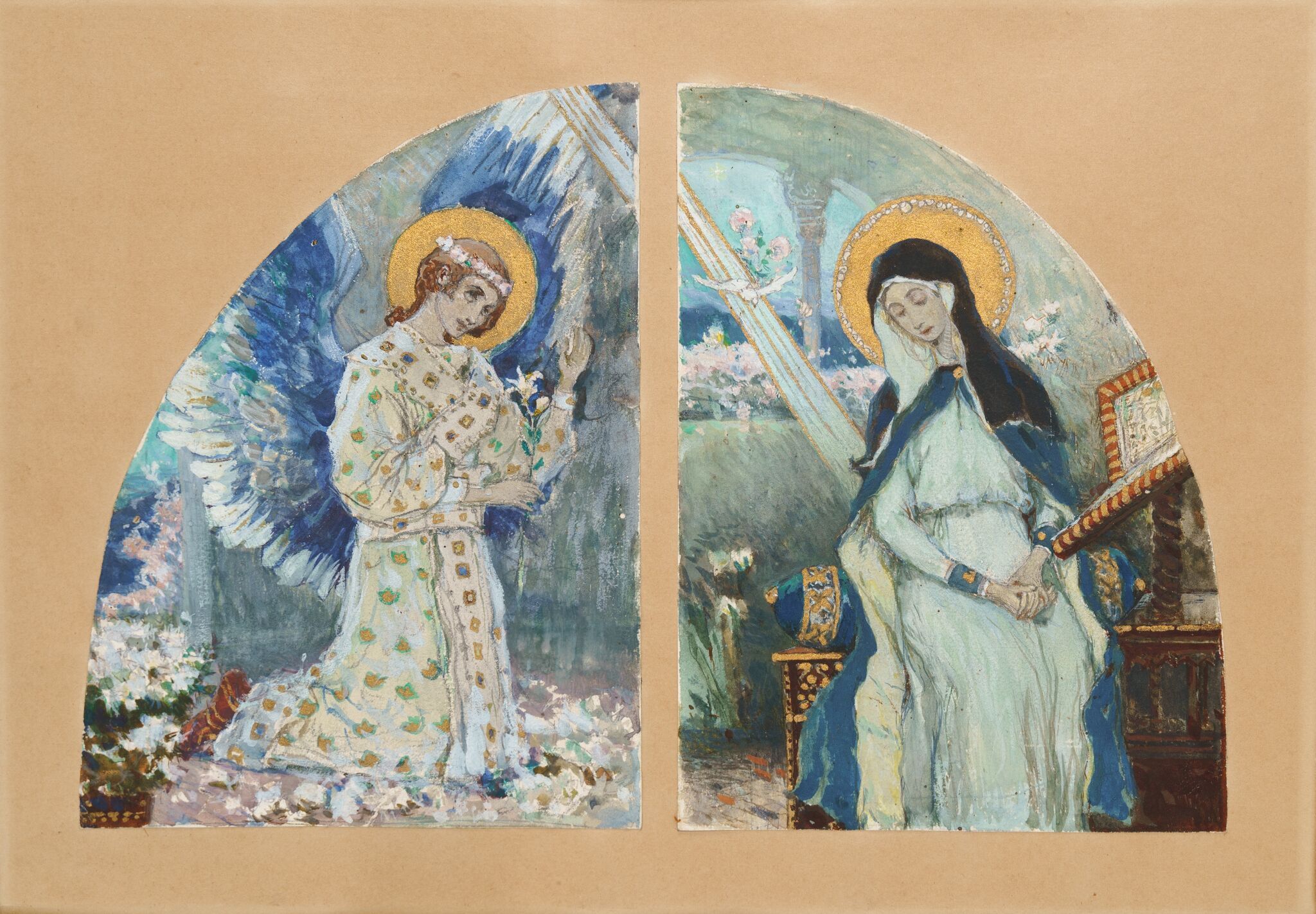 Благовещение, Mikhail Nesterov, c. 1892