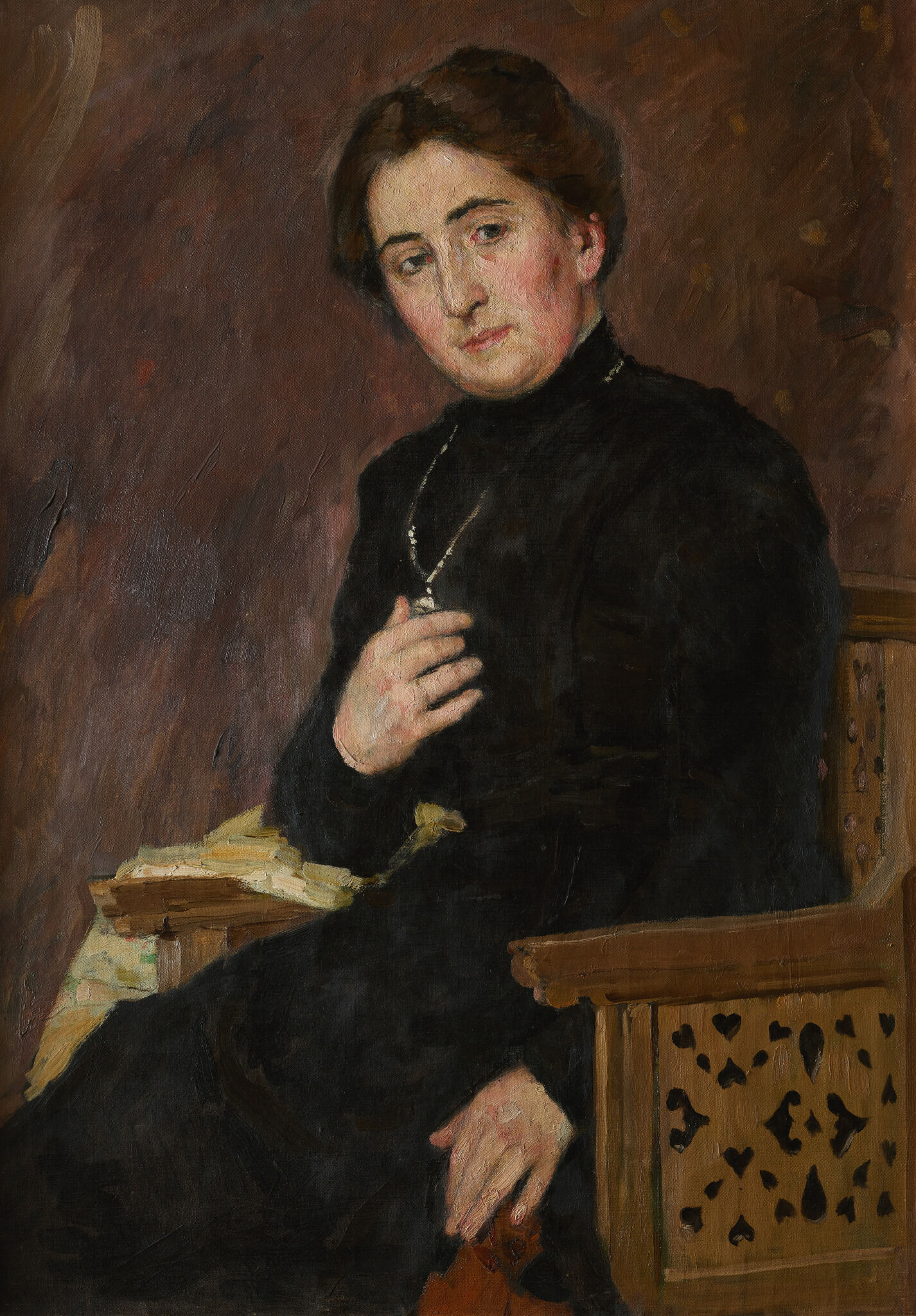 Портрет Александры Саввишны Мамонтовой, Viktor Vasnetsov, 1910
