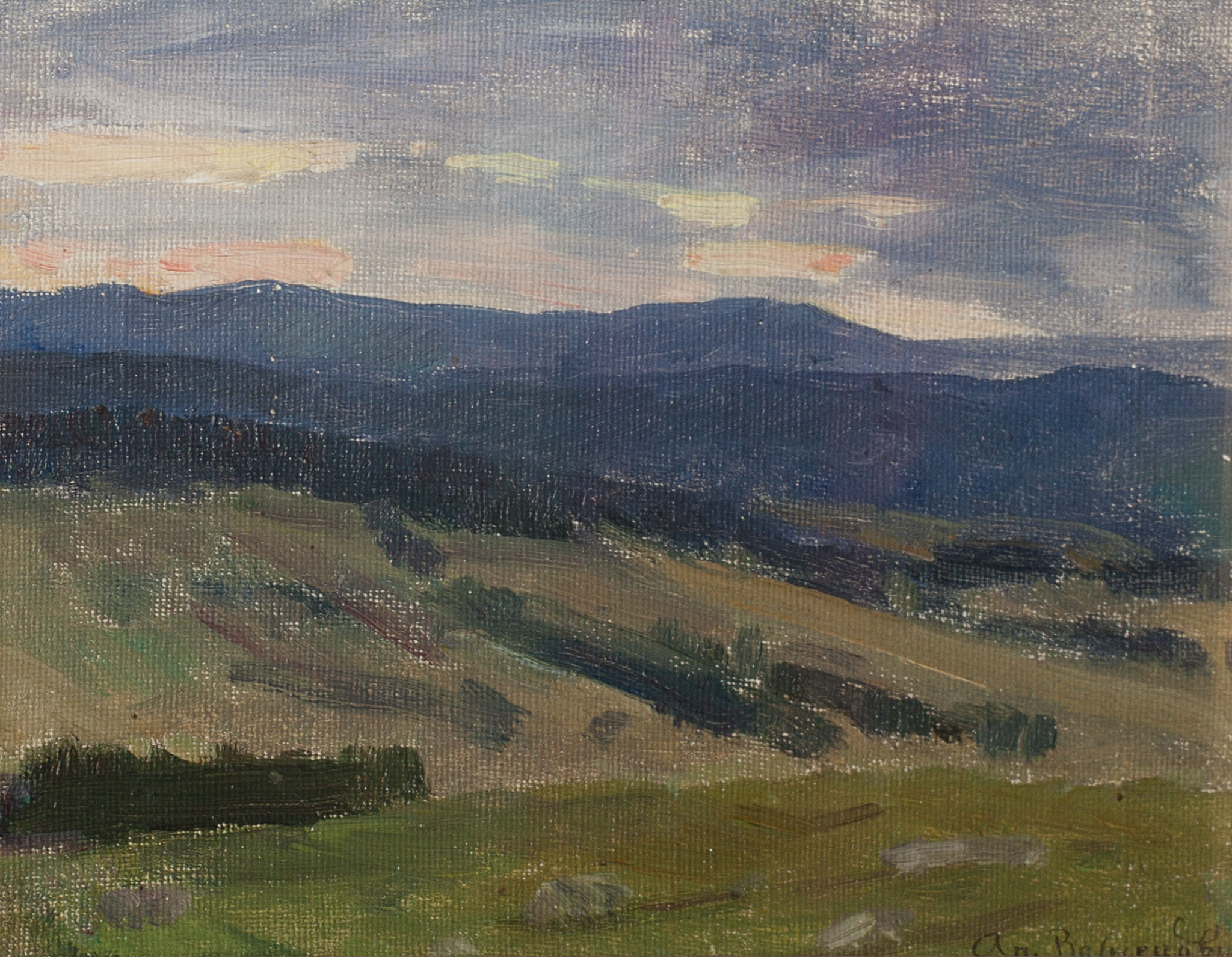 Сумерки. Кушва, Apollinary Vasnetsov, 1890