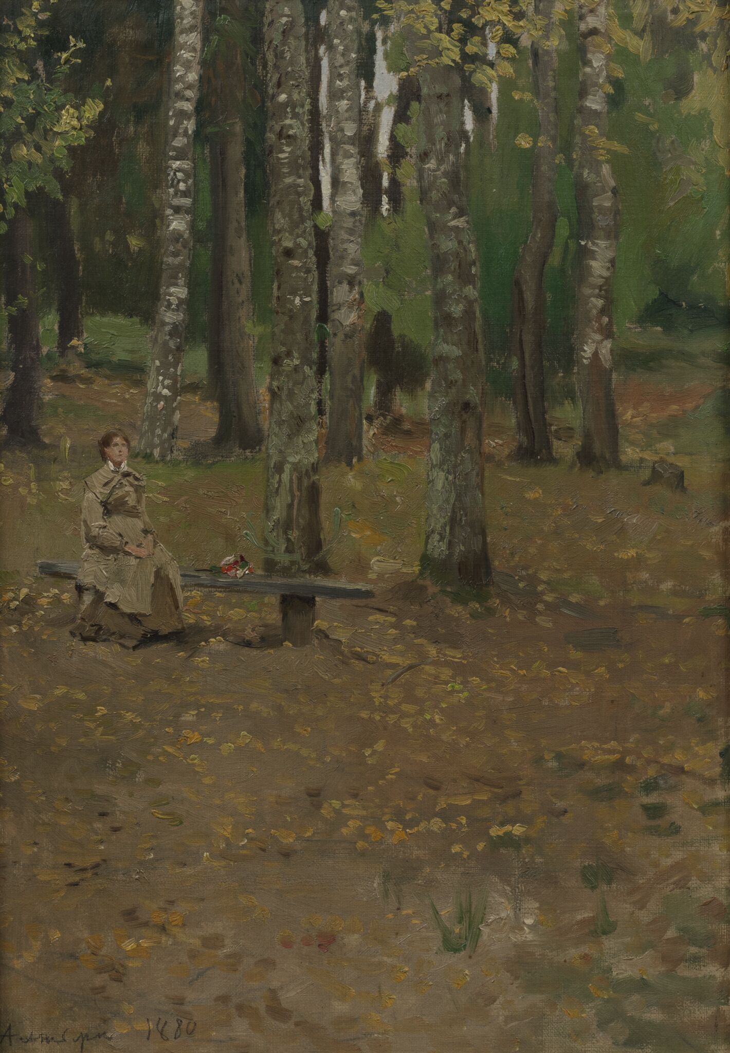 Ахтырский парк, Viktor Vasnetsov, 1880