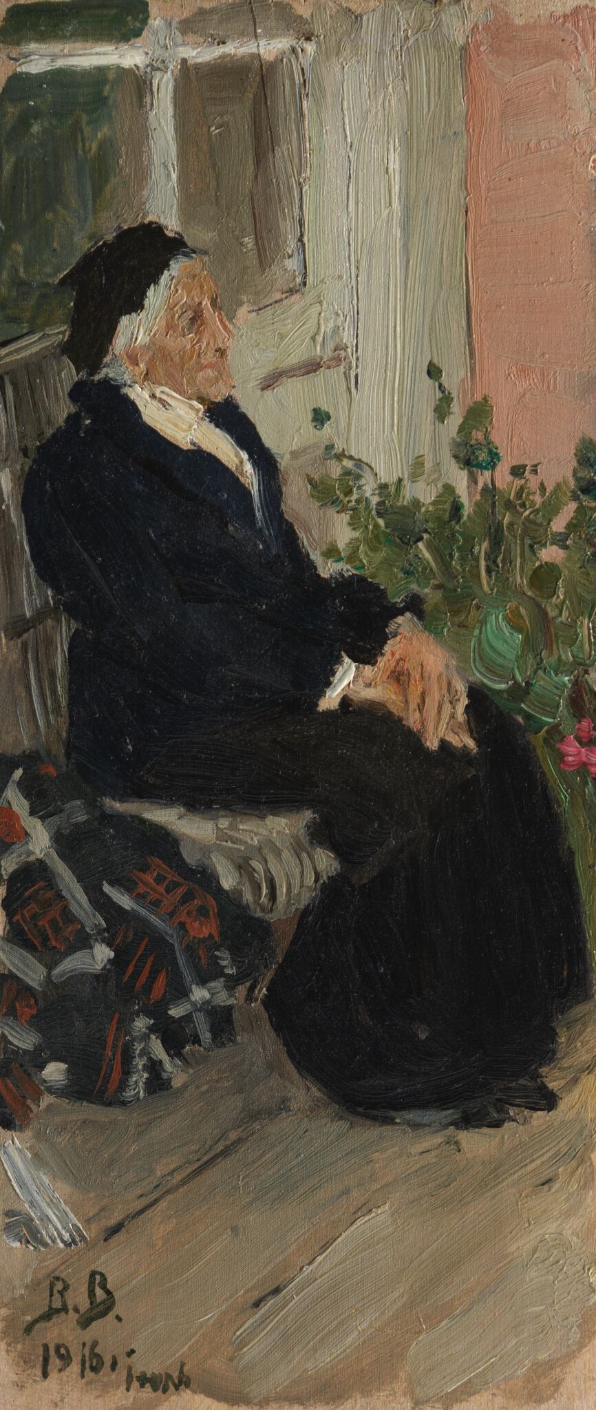 Портрет Марии Ивановны Рязанцевой, Viktor Vasnetsov, 1916