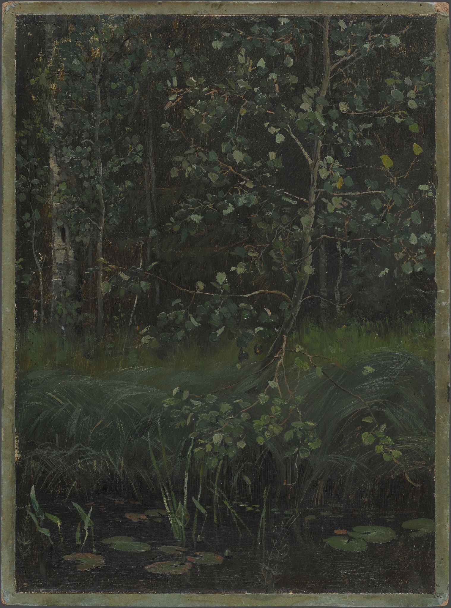 Пруд в Ахтырке, Viktor Vasnetsov, 1880