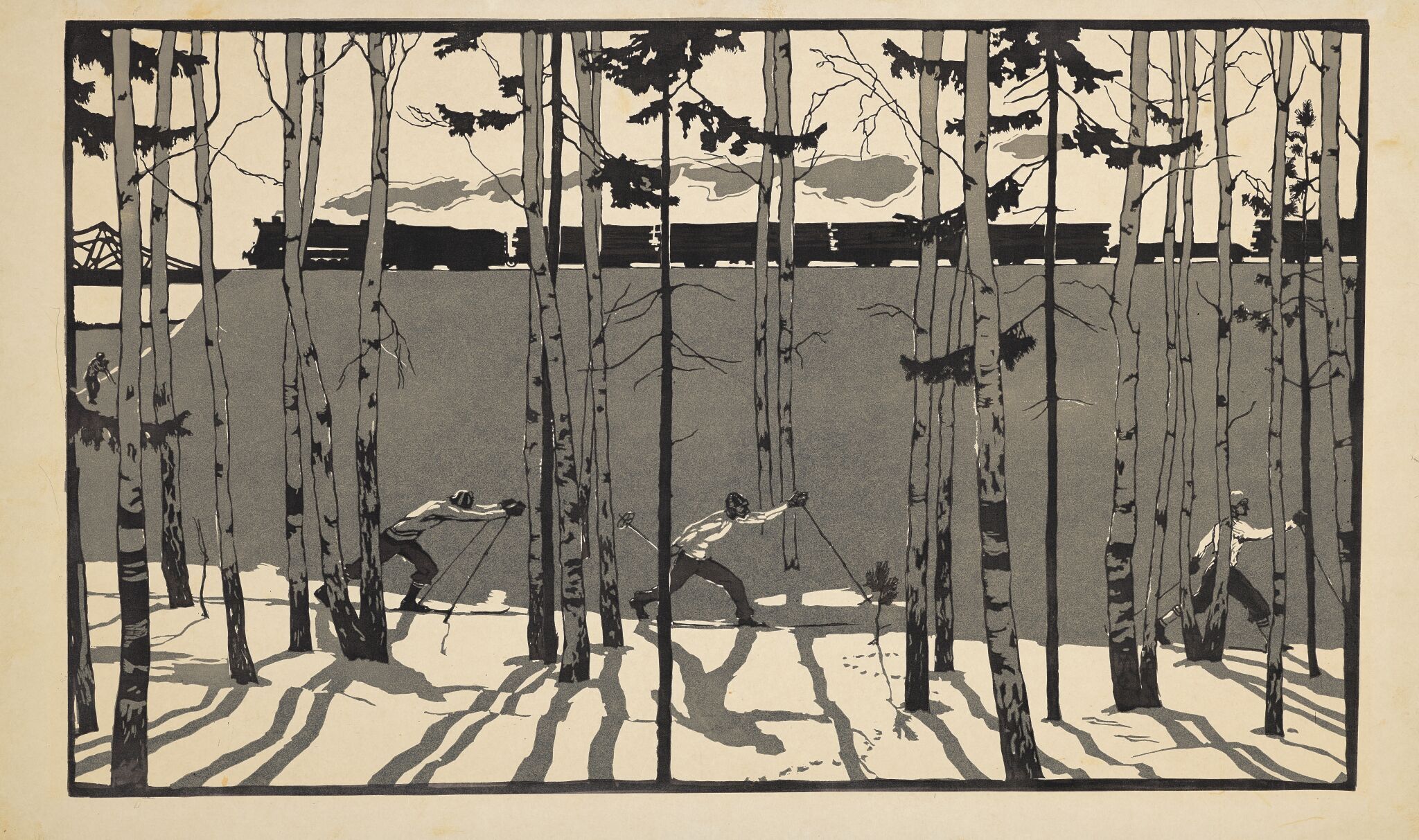 Выходной день, Victor Popkov, 1958