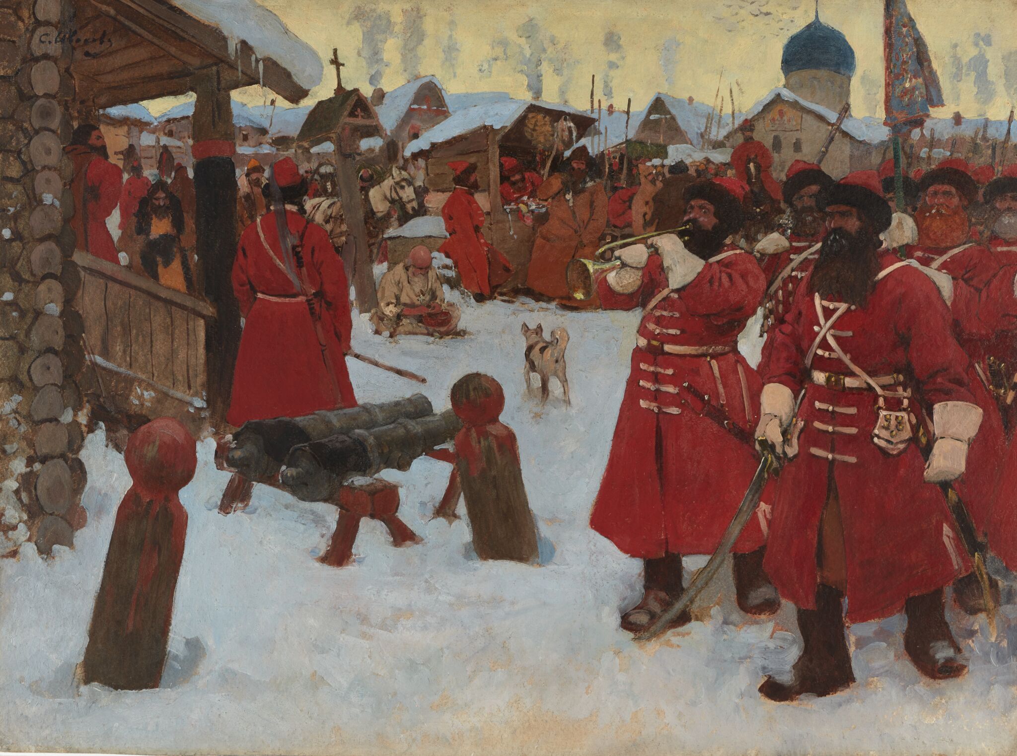 В стрелецкой слободе, Sergey Ivanov, 1908