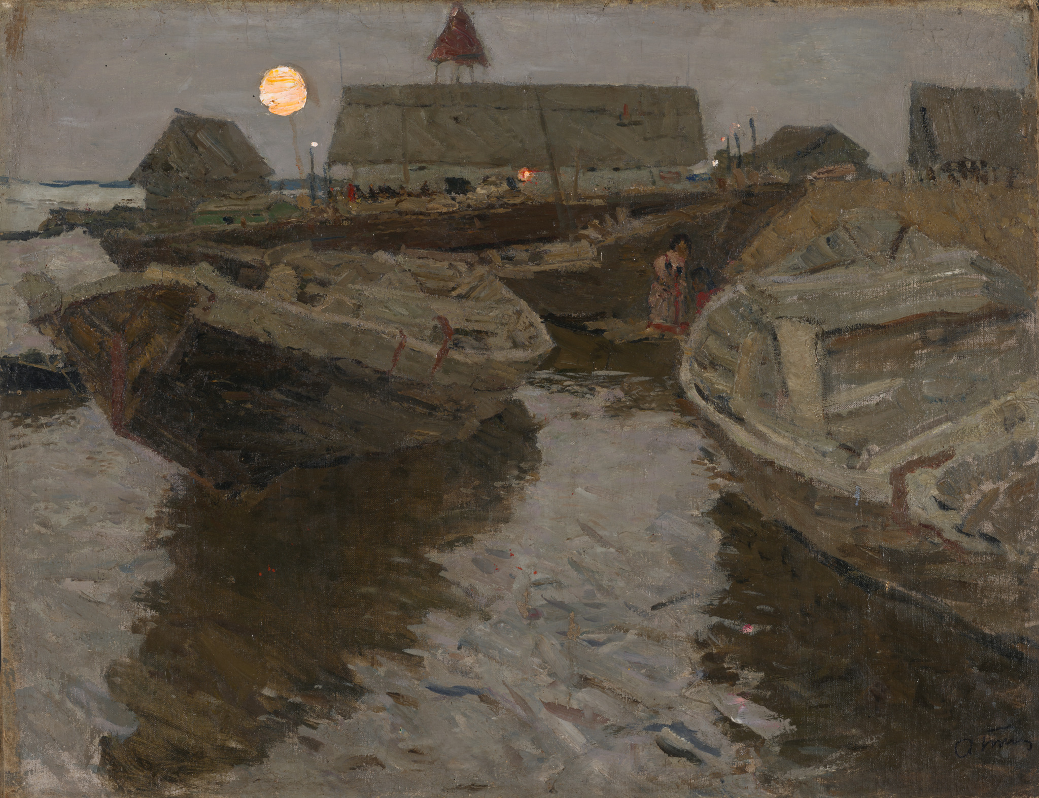Вечер на Каспии, Aleksei Tkachev, 1947