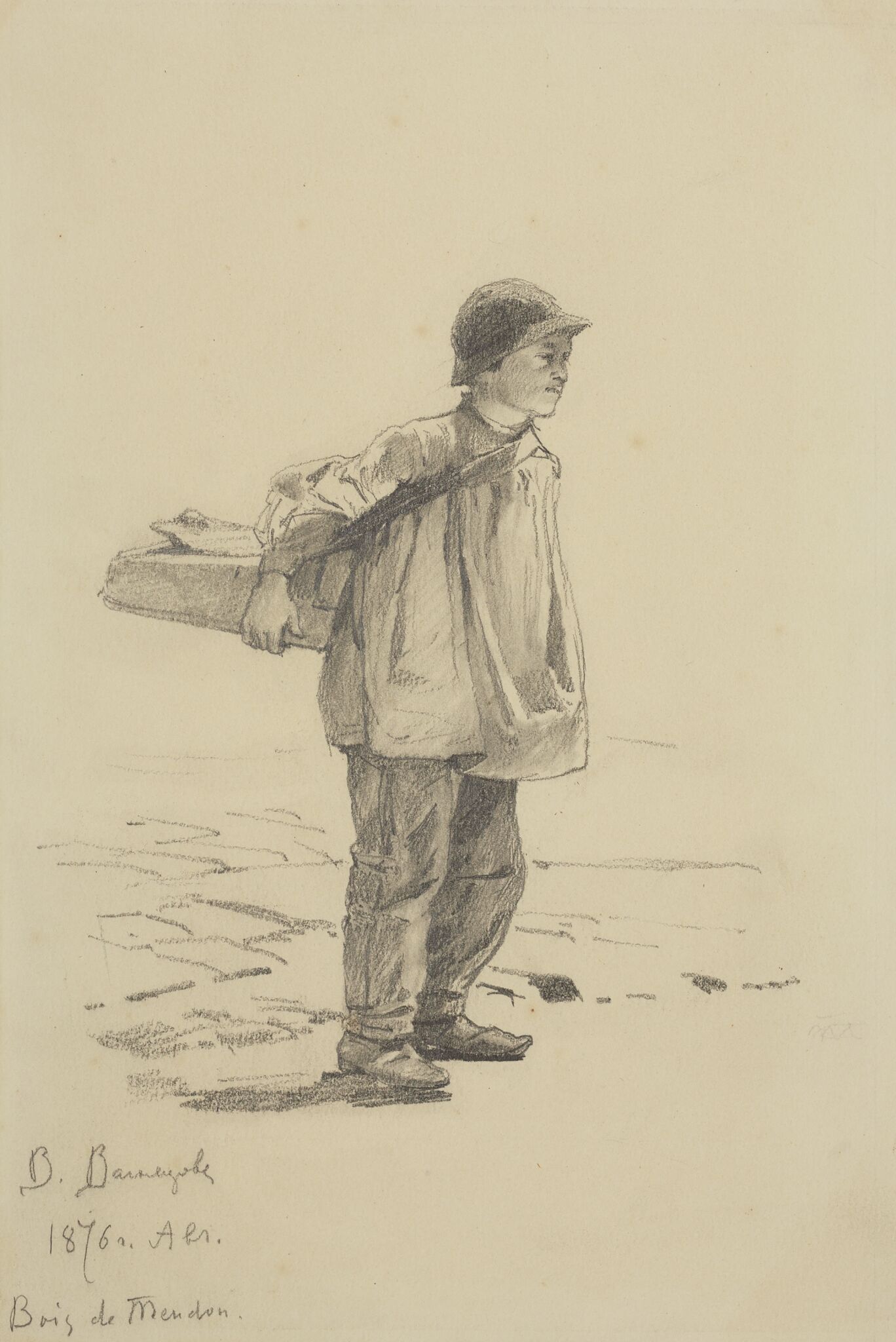Мальчик-лоточник, Viktor Vasnetsov, 1876