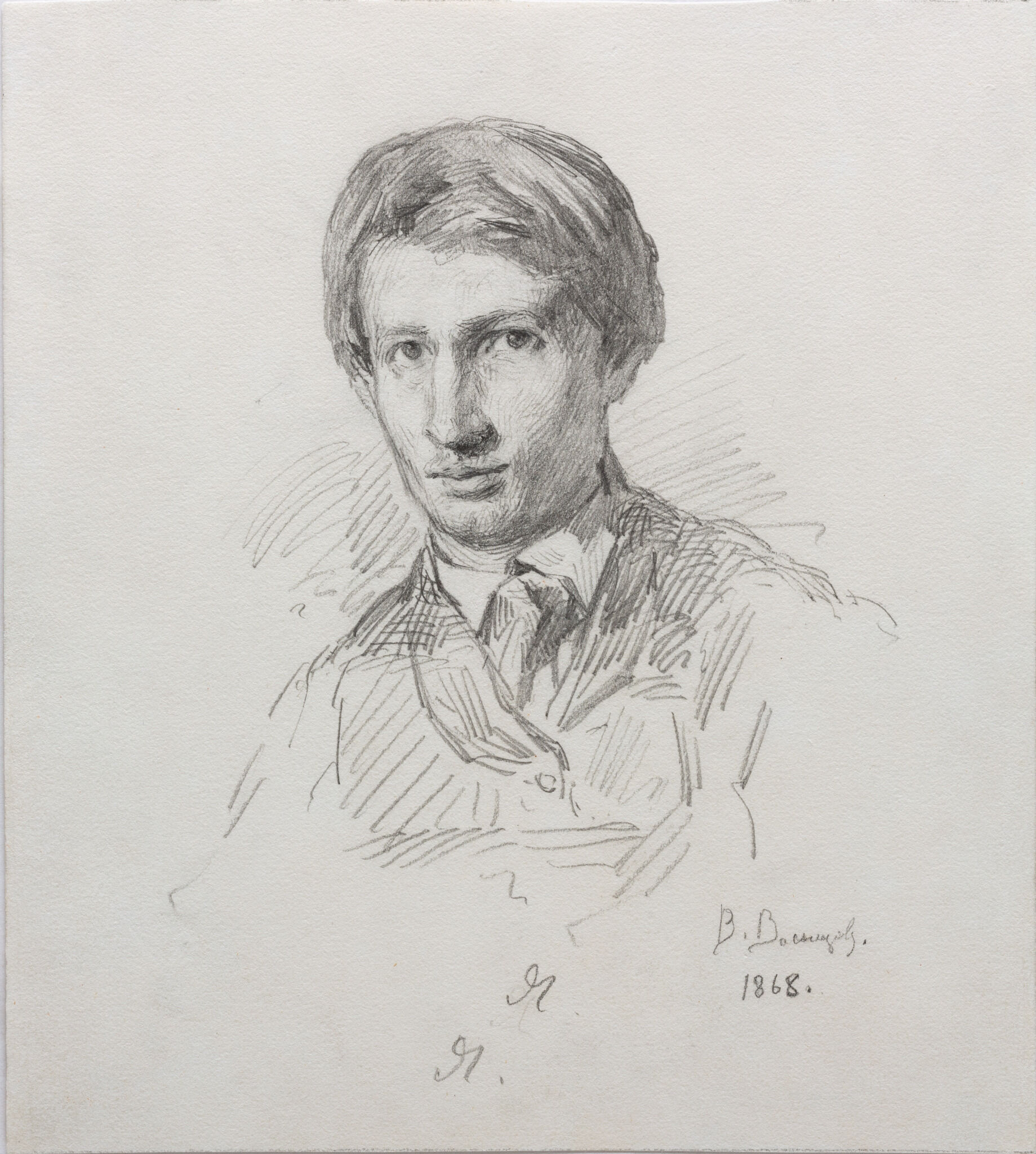 Автопортрет, Viktor Vasnetsov, 1868