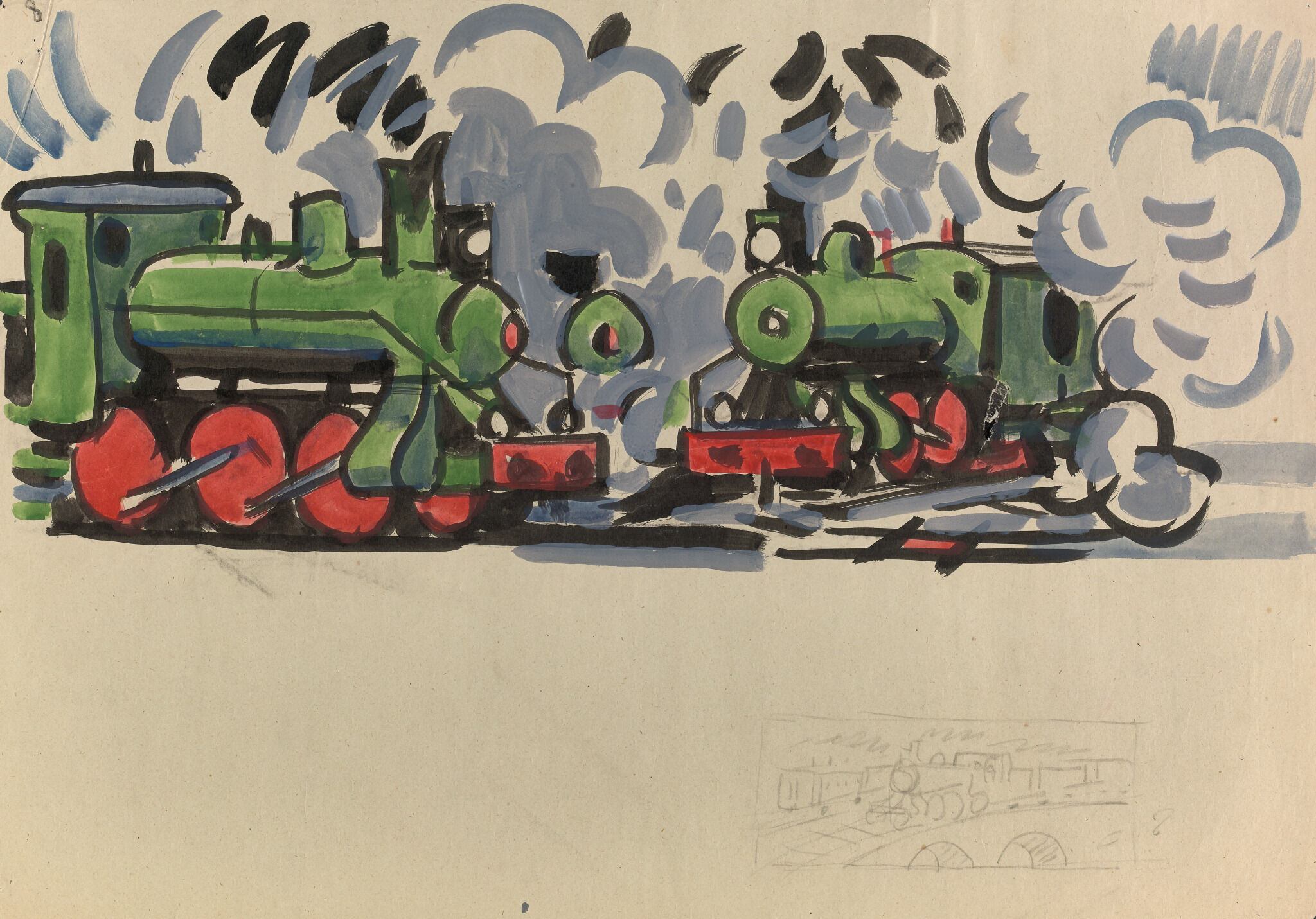 Столкновение паровозов, Малютин Иван, 1930-1932