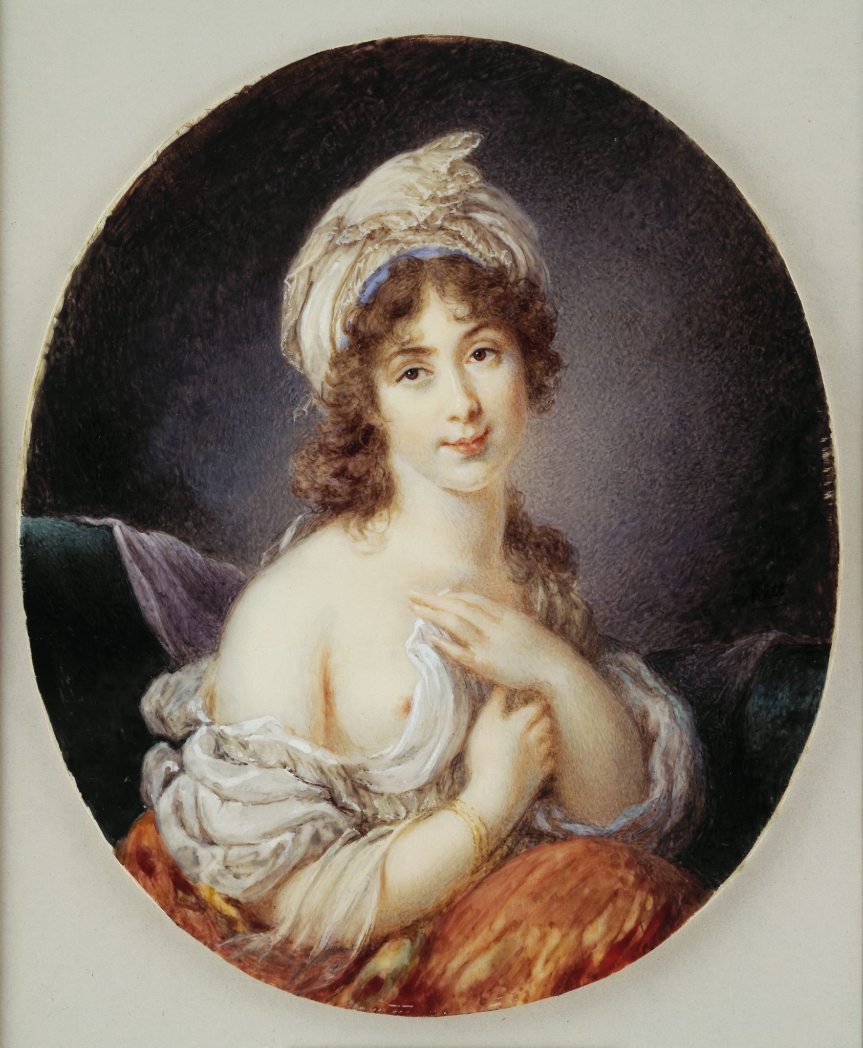 Портрет Е.А. Демидовой, Augustin Ritt, second half of the 1790s