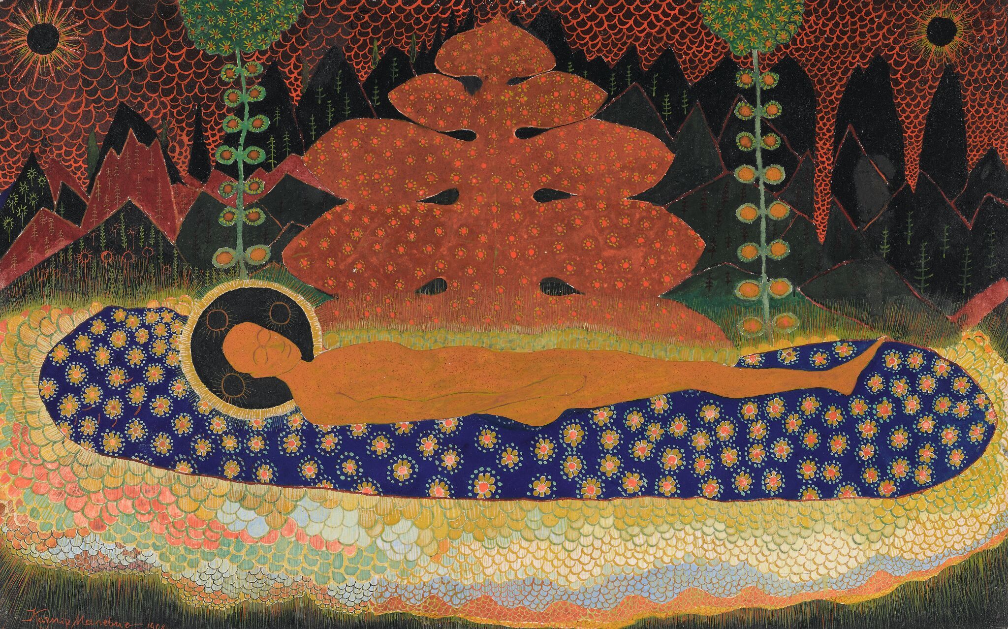 Плащаница, Kazimir Malevich, 1908