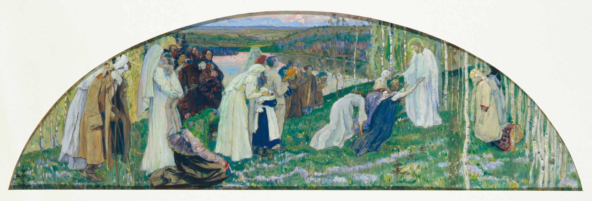 Путь к Христу, Mikhail Nesterov, 1911
