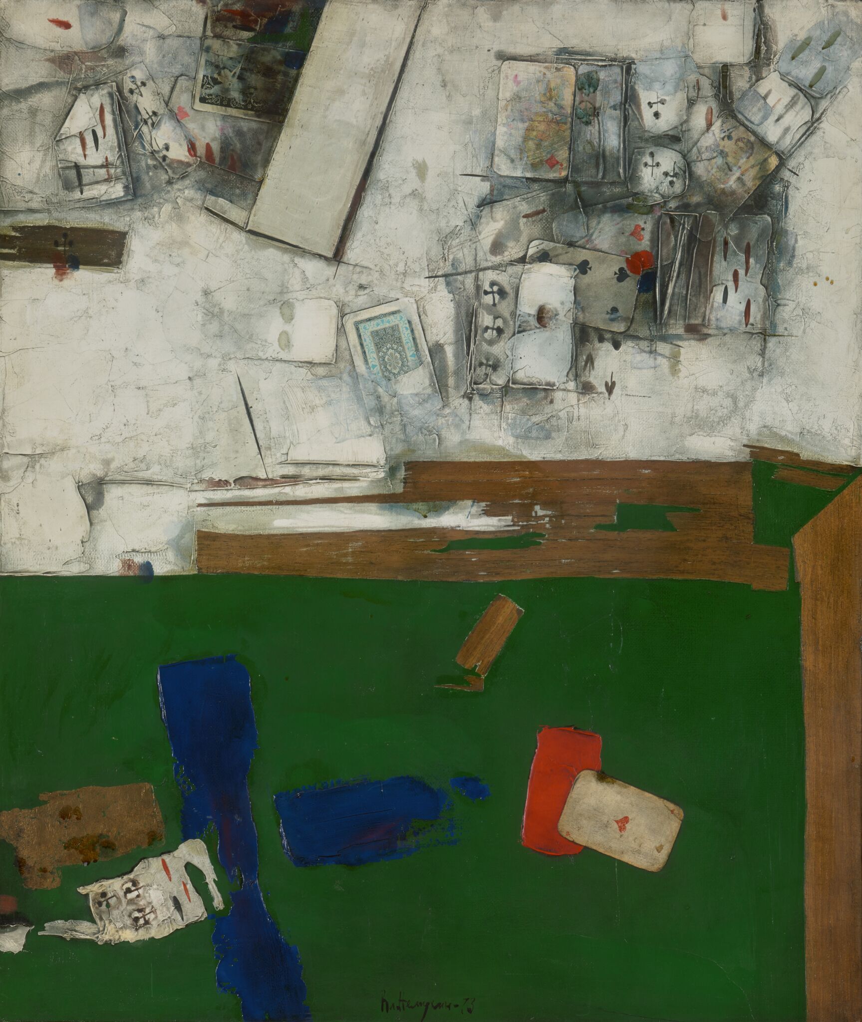 Ломберный столик, Vladimir Nemukhin, 1973