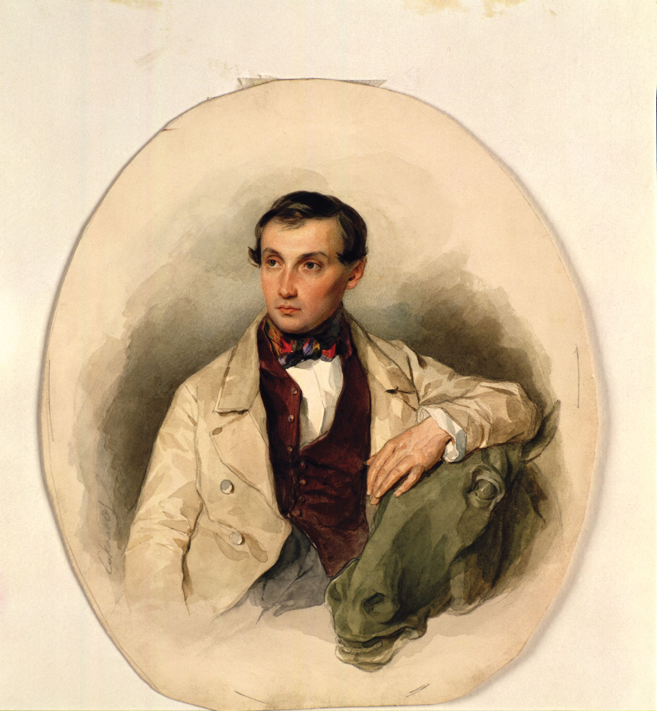 Портрет скульптора П.К.Клодта фон Юргенсбурга