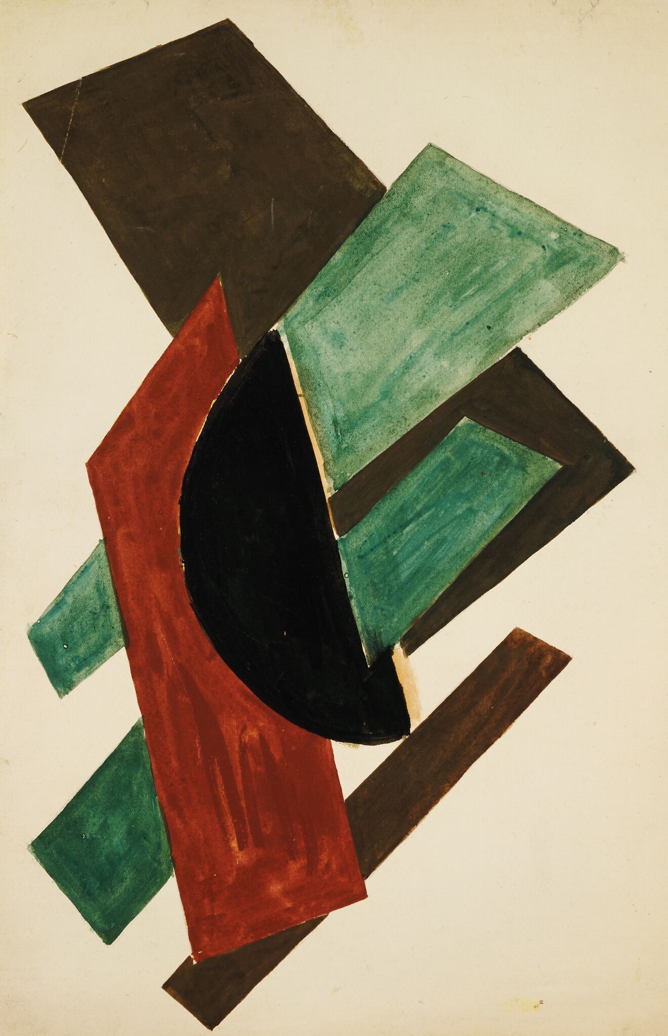 Супрематизм. Композиция, Nadezhda Udaltsova, 1916