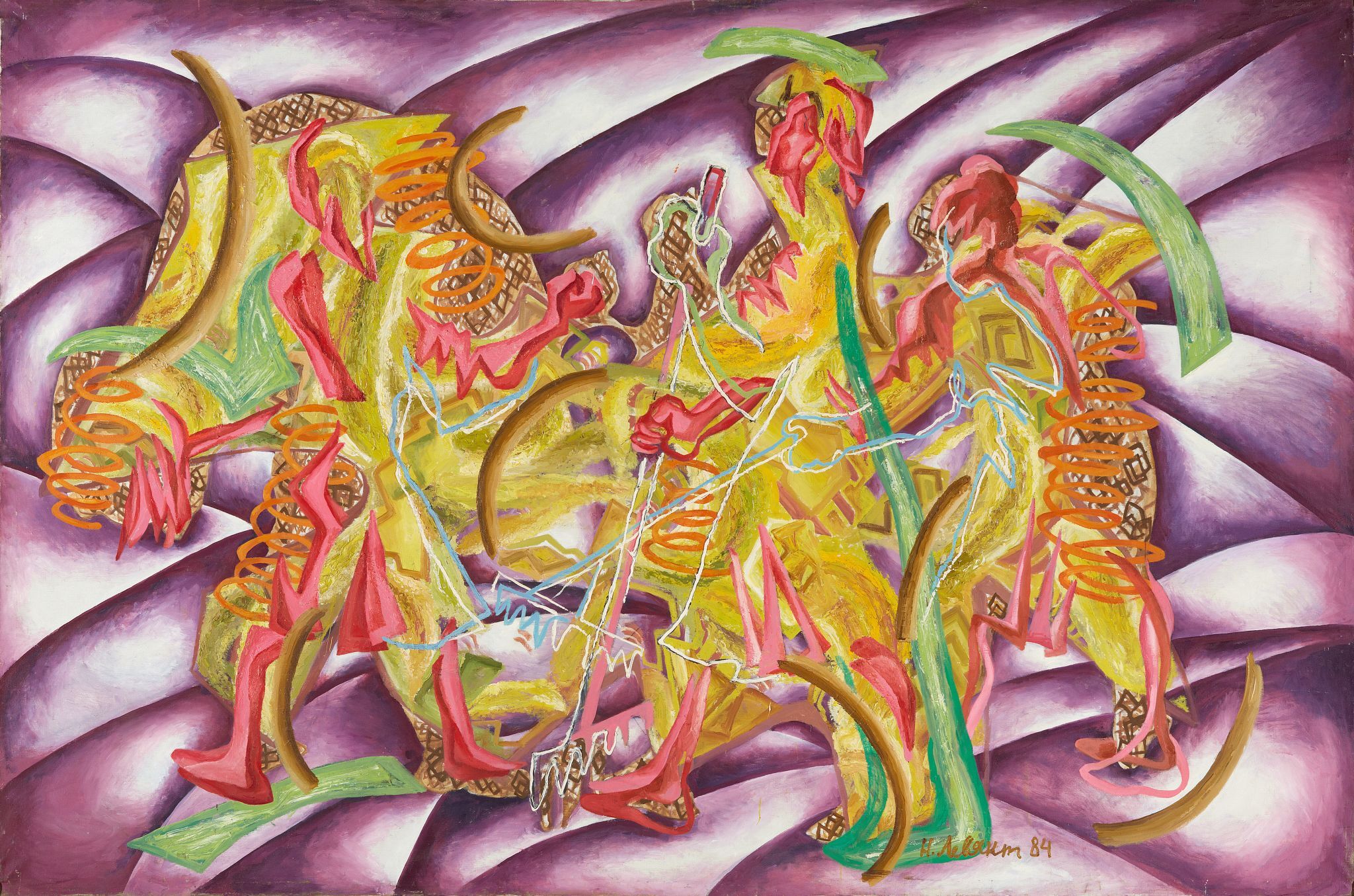 Сенокос, Natalya Levyant, 1984