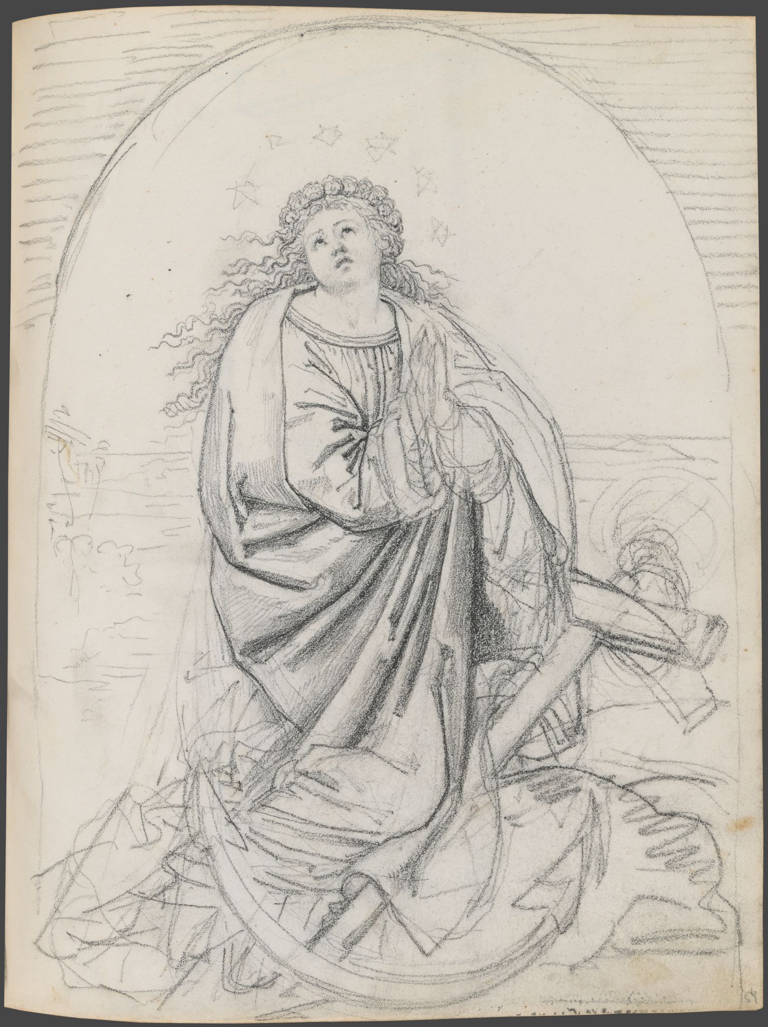Надежда. Аллегория, Orest Kiprensky, 1824