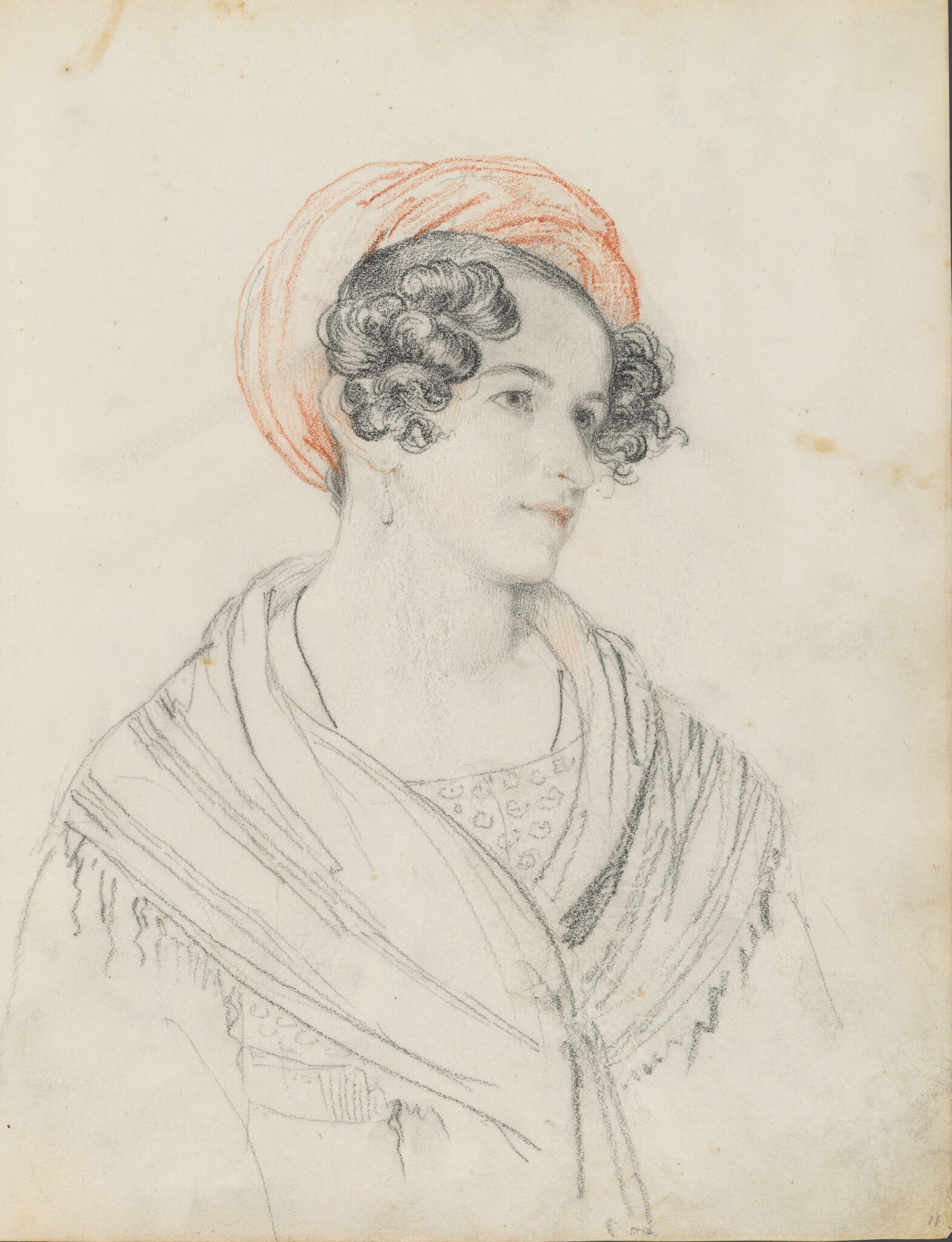 Портрет неизвестной, Orest Kiprensky, 1823-1824