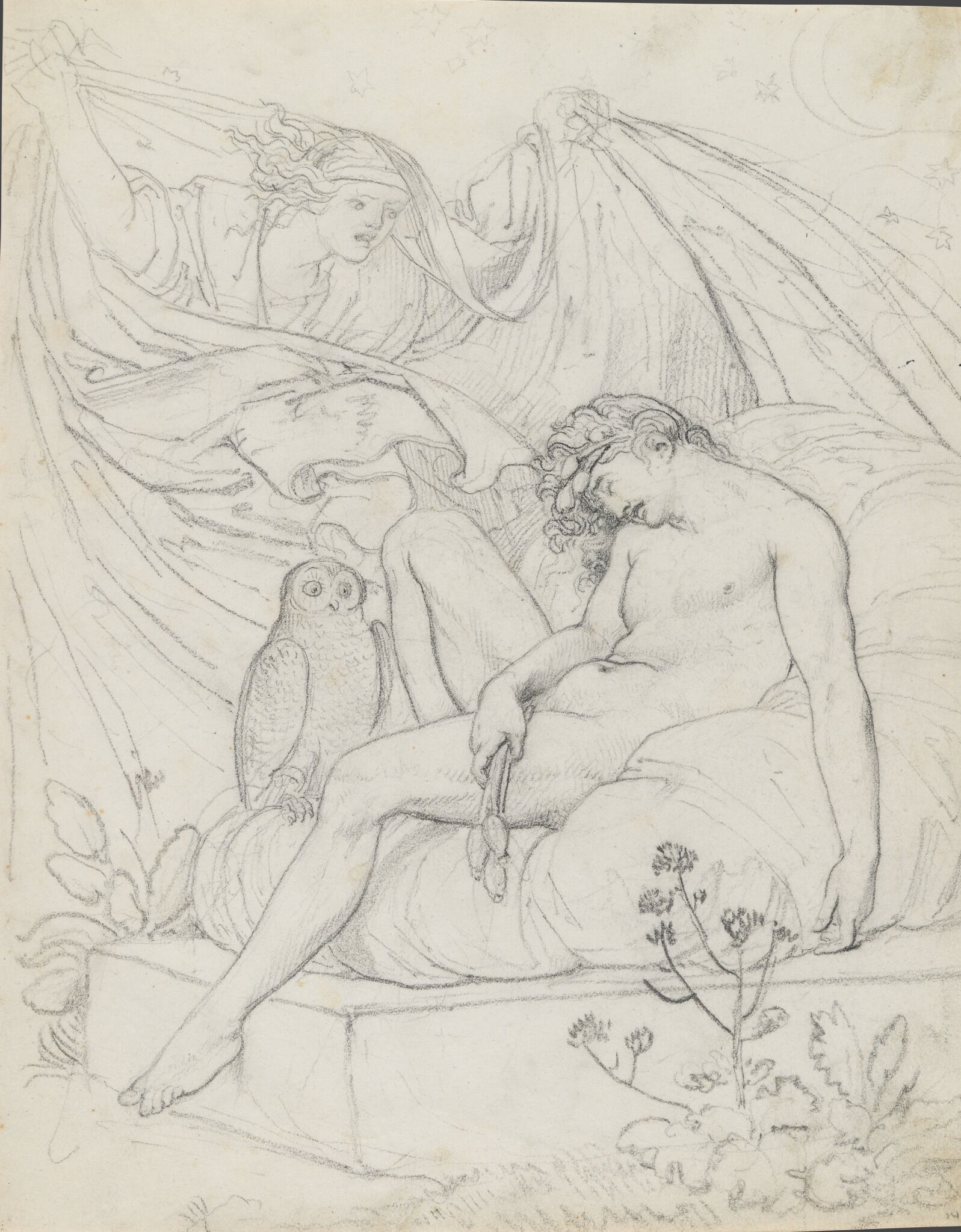 Сон. Аллегория, Orest Kiprensky, 1823-1824