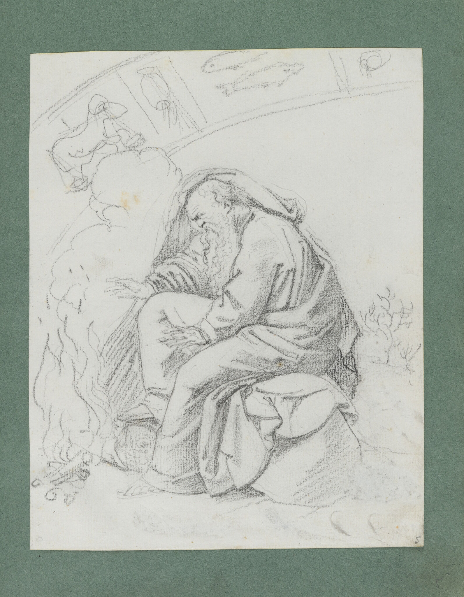 Зима. Аллегория, Orest Kiprensky, 1823-1824