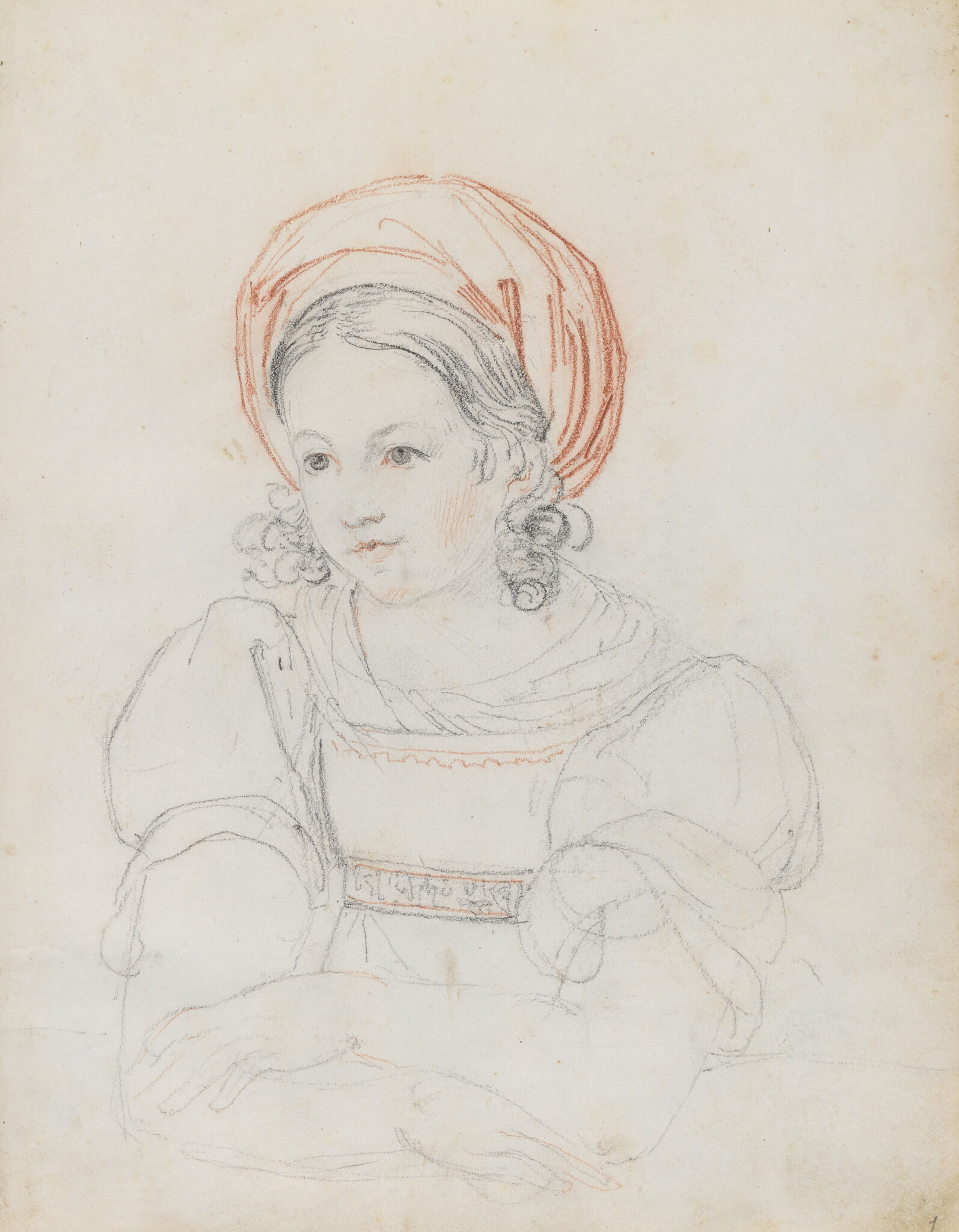 Портрет Нади Стародубской, Orest Kiprensky, 1823-1824