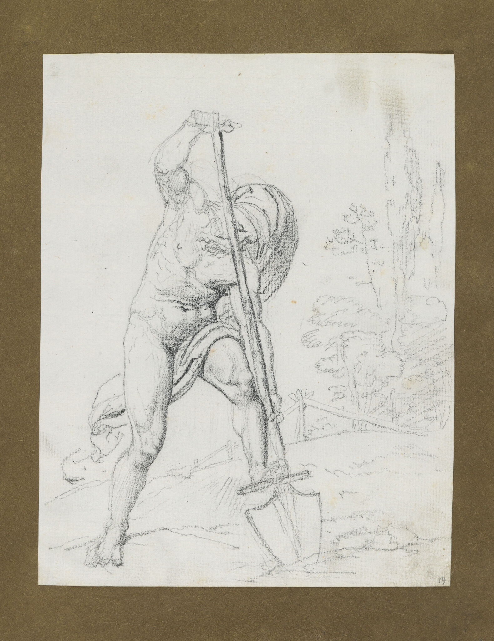 Сатурн. Аллегория времени, Orest Kiprensky, 1824