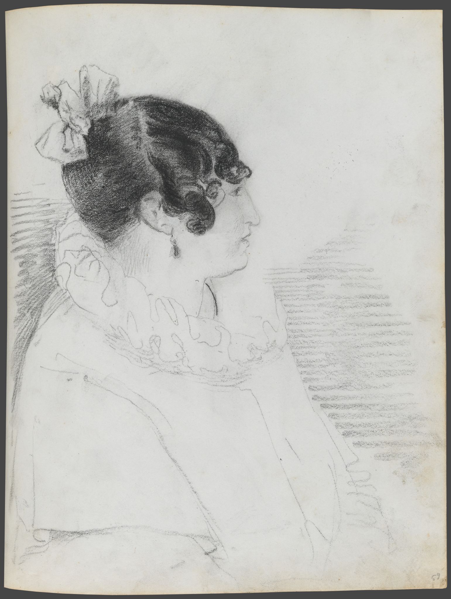 Портрет Е.С. Семеновой, Orest Kiprensky, 1824