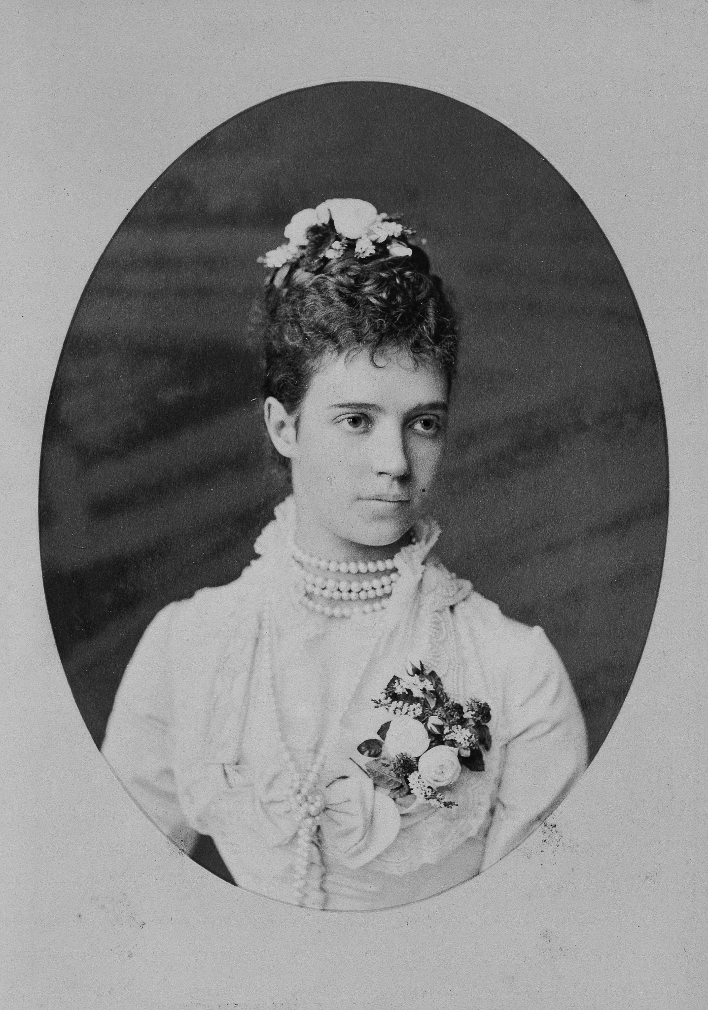 Портрет великой княгини Марии Федоровны, Charles Bergamasco, second half of the 1870s