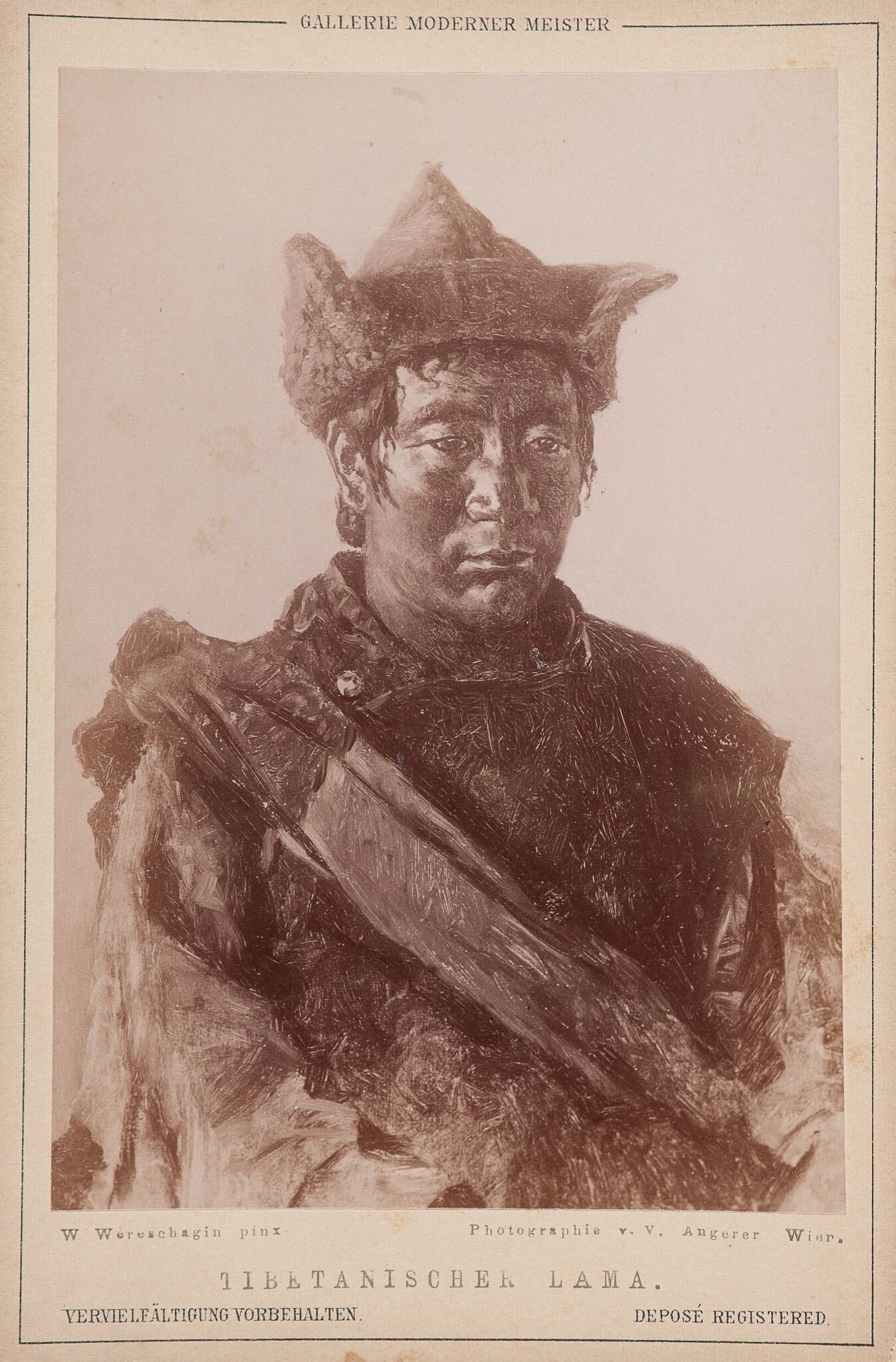 Верещагин В.В. Тибетский лама, Viktor Angerer, 1885