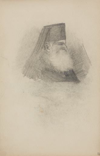 Портрет монаха в черном клобуке